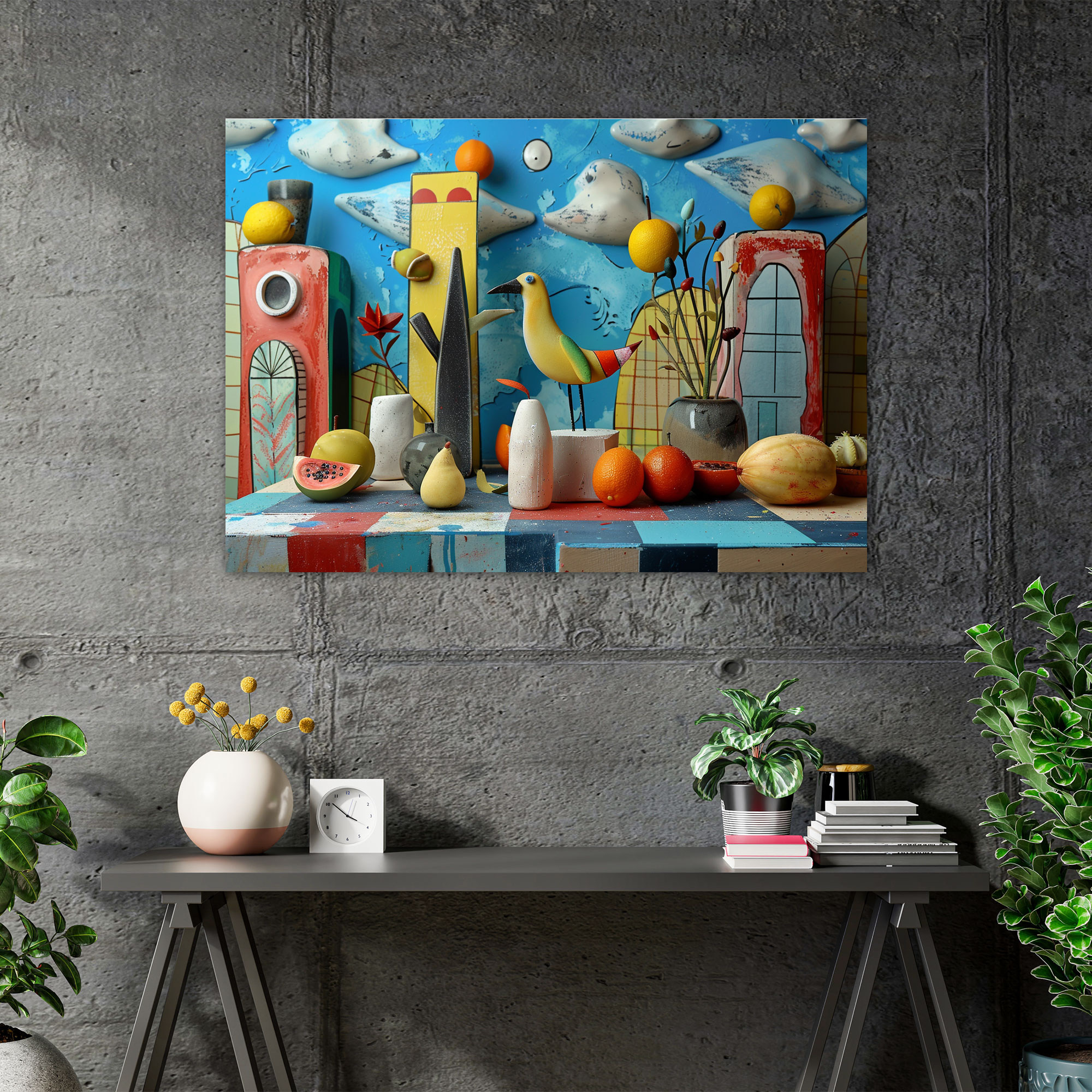 Pablo Picasso Style Canvas Print - Pablo Picasso, Wall Art, Wall Decoration, Pablo Picasso Style