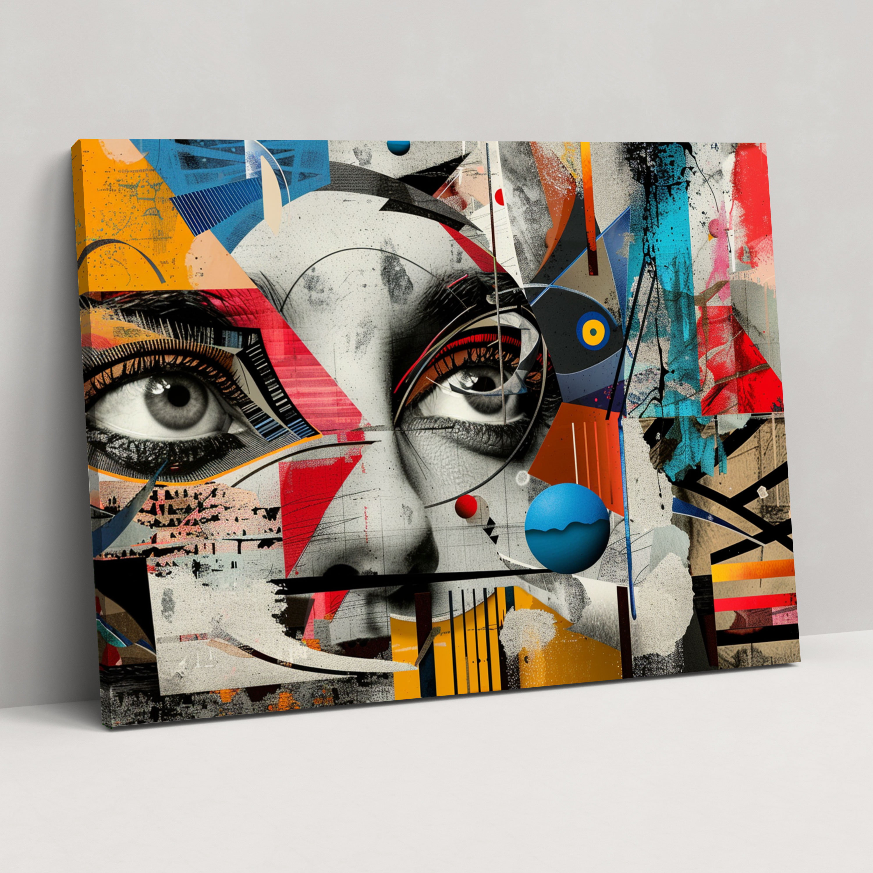 Pablo Picasso Style Wall Art - Pablo Picasso, Home Decoration, Pablo Picasso Style, Collage