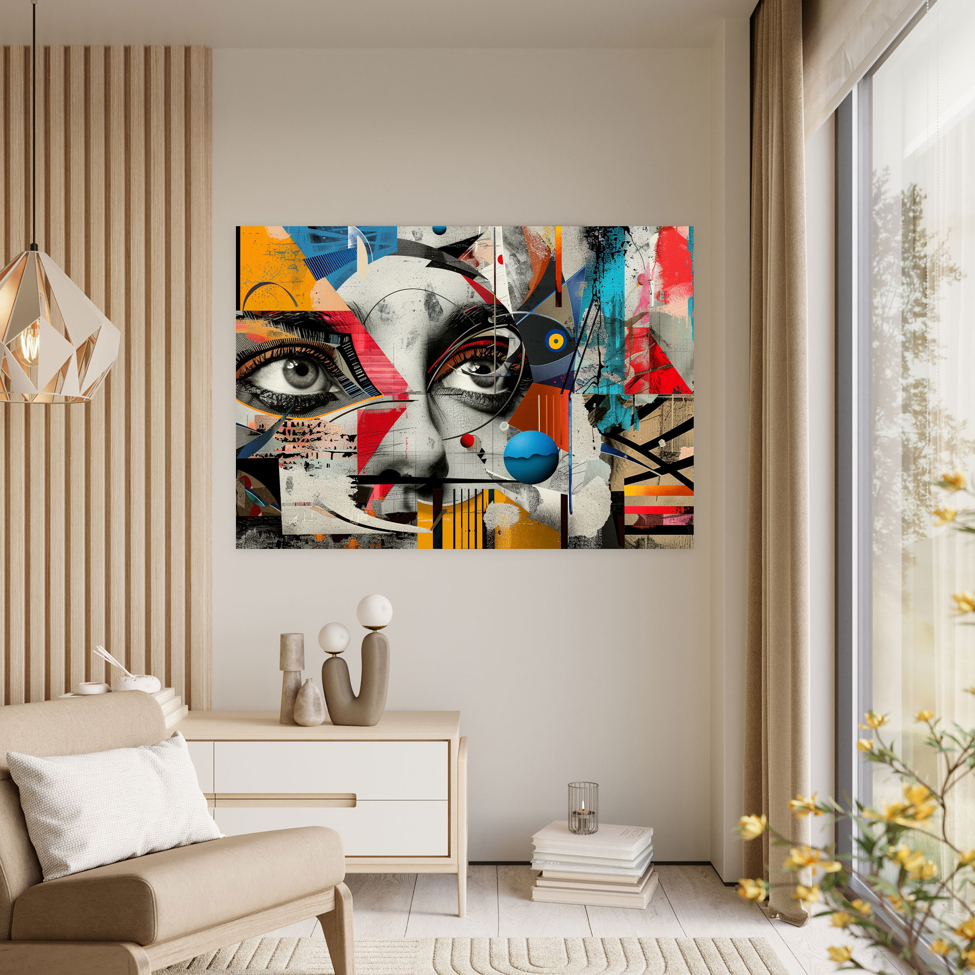 Pablo Picasso Style Wall Art - Pablo Picasso, Home Decoration, Pablo Picasso Style, Collage