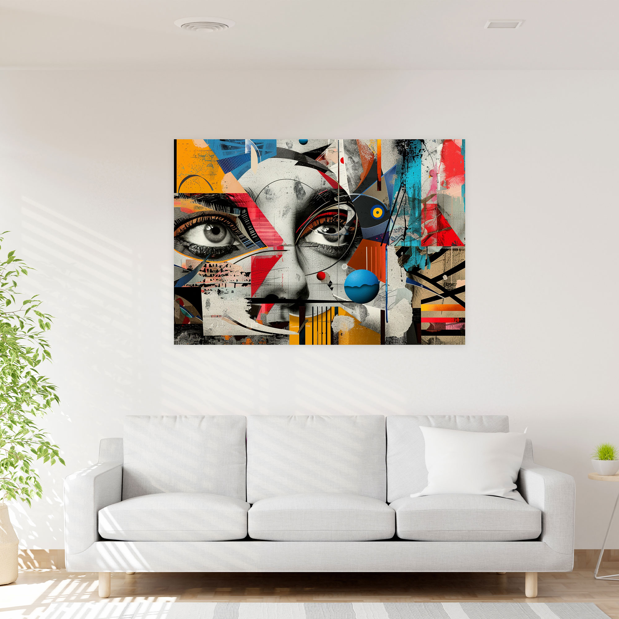 Pablo Picasso Style Wall Art - Pablo Picasso, Home Decoration, Pablo Picasso Style, Collage
