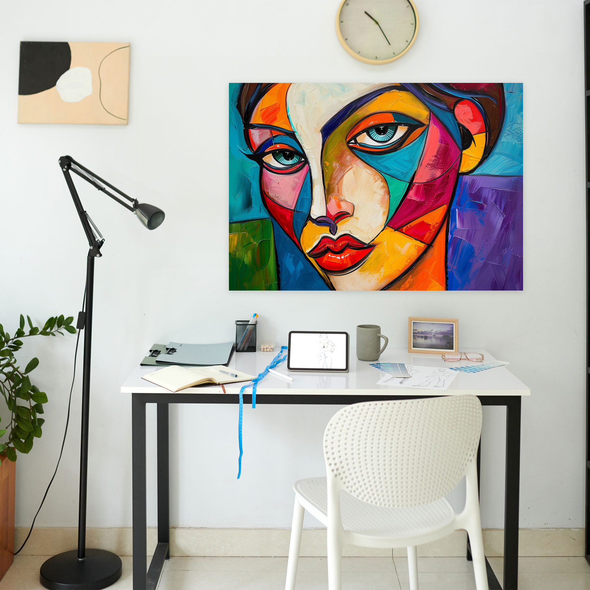 Pablo Picasso Style Canvas Print - Pablo Picasso, Pablo Picasso Style, Wall Decoration, Canvas Print