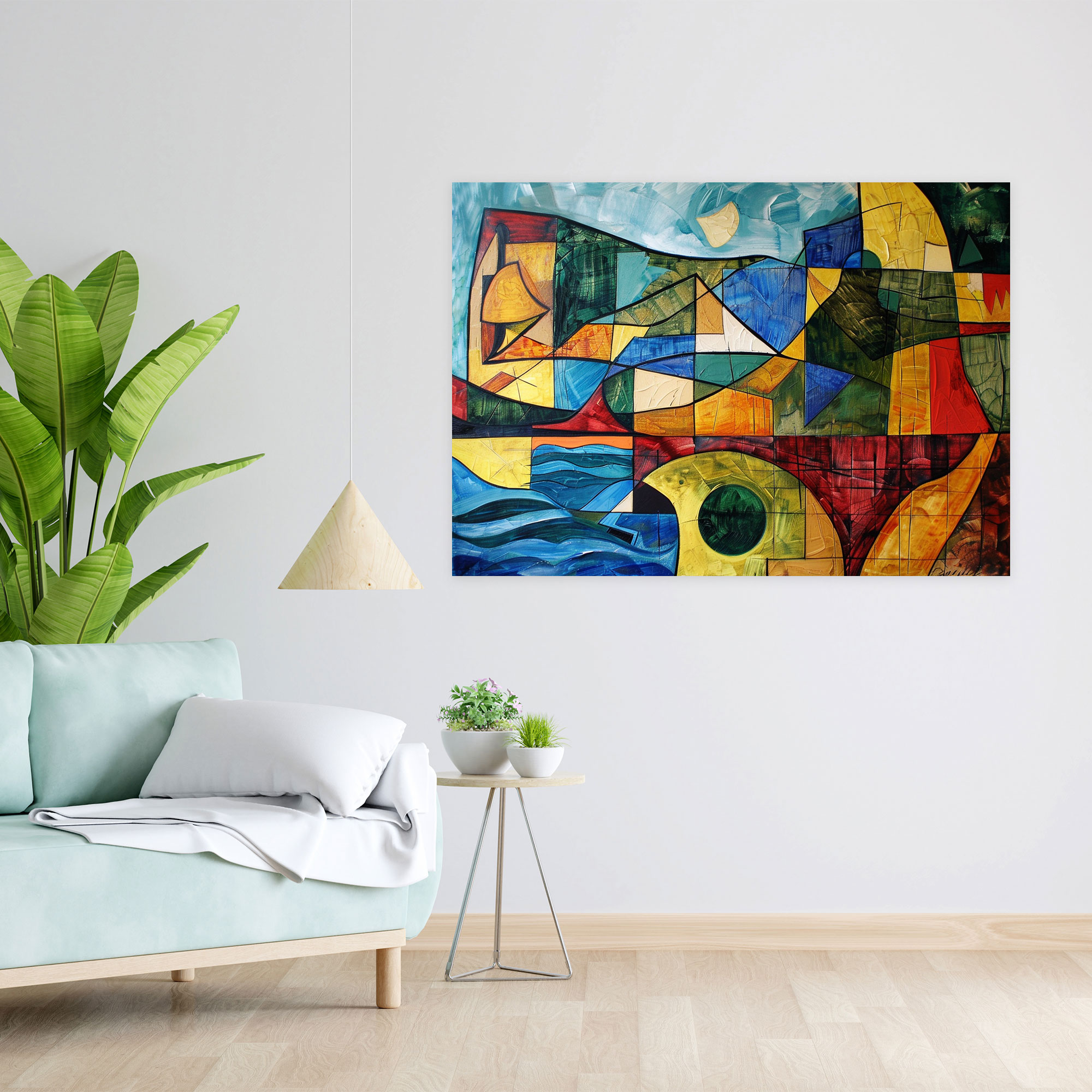 Pablo Picasso Style Canvas Print - Pablo Picasso, Canvas Wall Art, Wall Decoration, Pablo Picasso Style