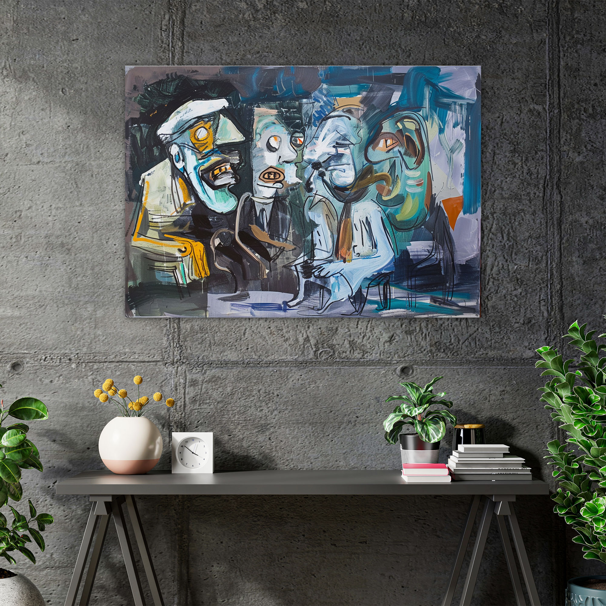 Surreal Pablo Picasso Wall Art - Pablo Picasso, Canvas Print, Wall Art, Home Decoration