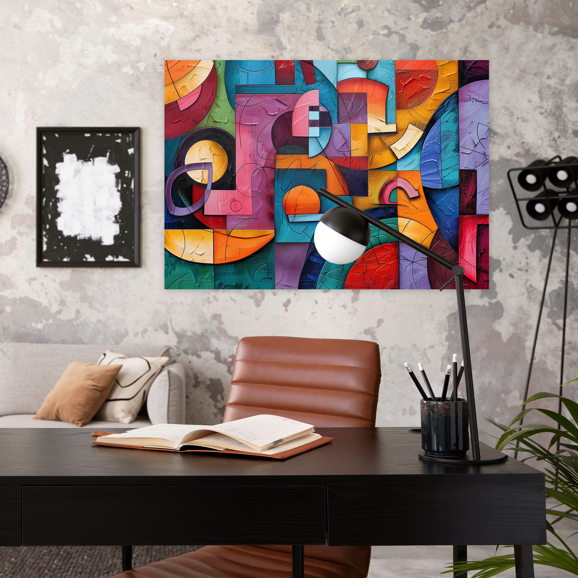 Pablo Picasso Wall Art - Pablo Picasso, Wall Decoration, Geometric Shapes, Wall Art