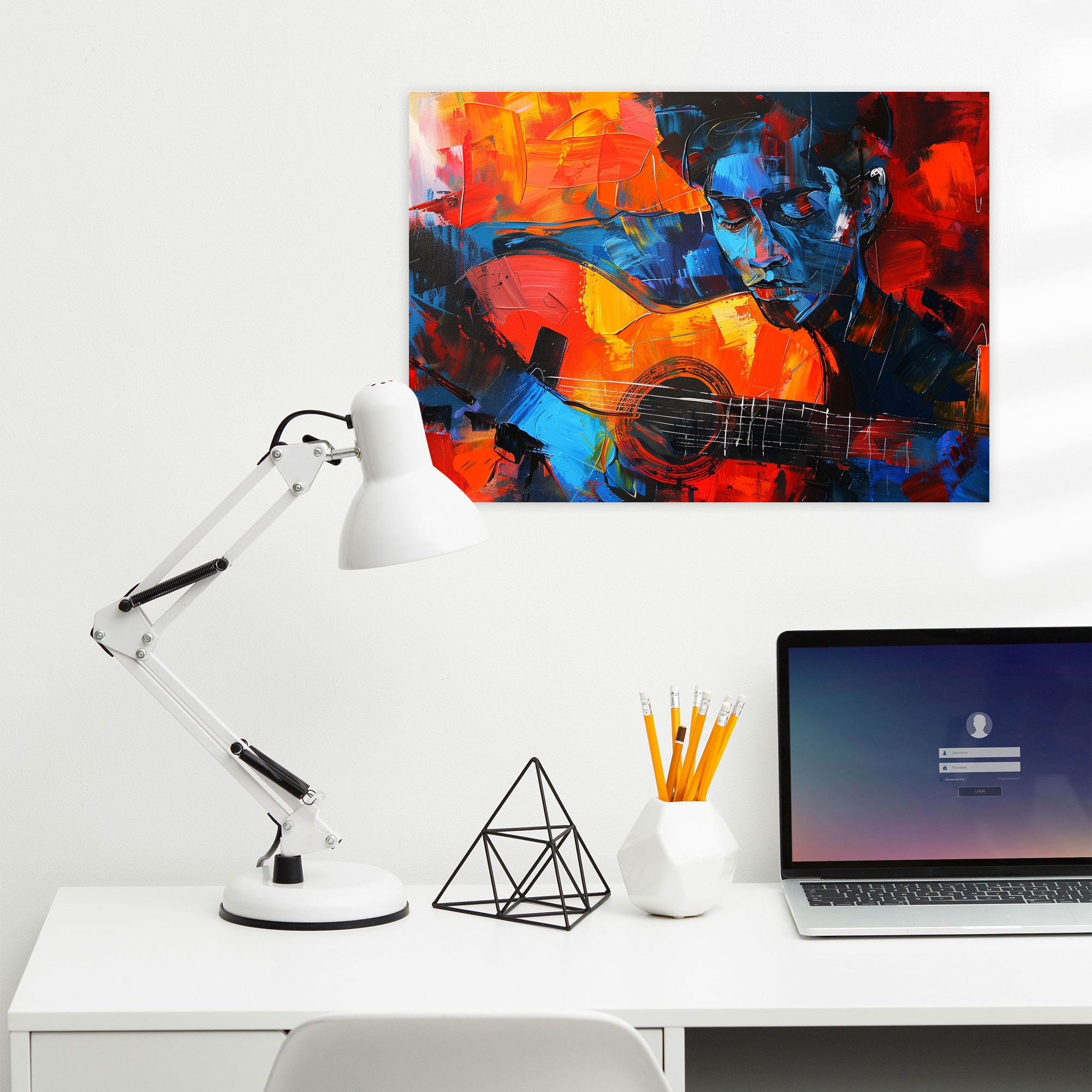 Pablo Picasso Wall Art - Pablo Picasso, Musician, Wall Decoration, Guitar