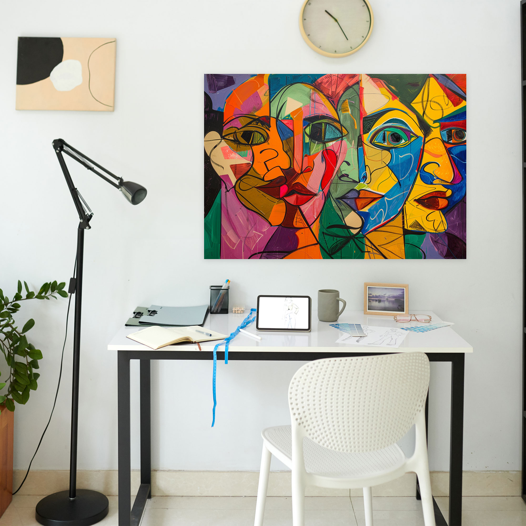Pablo Picasso Duvar Dekorasyonu - Canlı Renklerle Pablo Picasso Kanvas Tablo