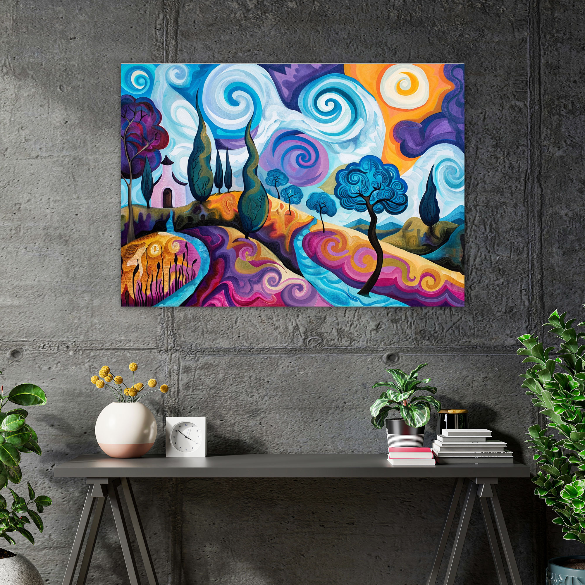 Surrealistic Landscape Pablo Picasso Wall Art - Pablo Picasso, Wall Decoration, Canvas Print, Home Decoration