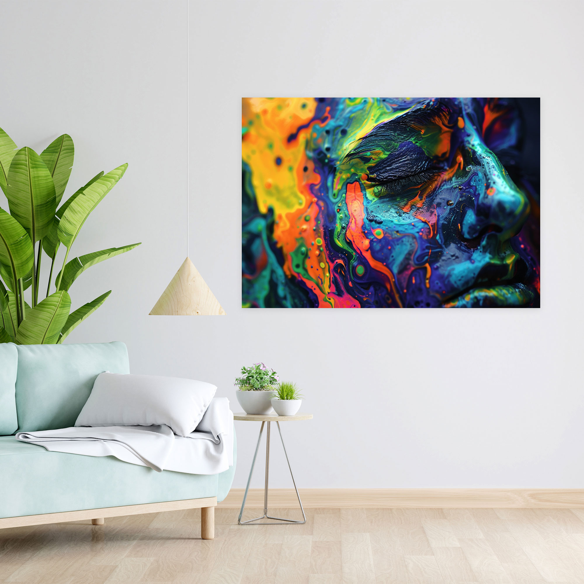 Melting Surrealistic Portrait Canvas Print - Pablo Picasso, Canvas Wall Art, Wall Decoration, Canvas