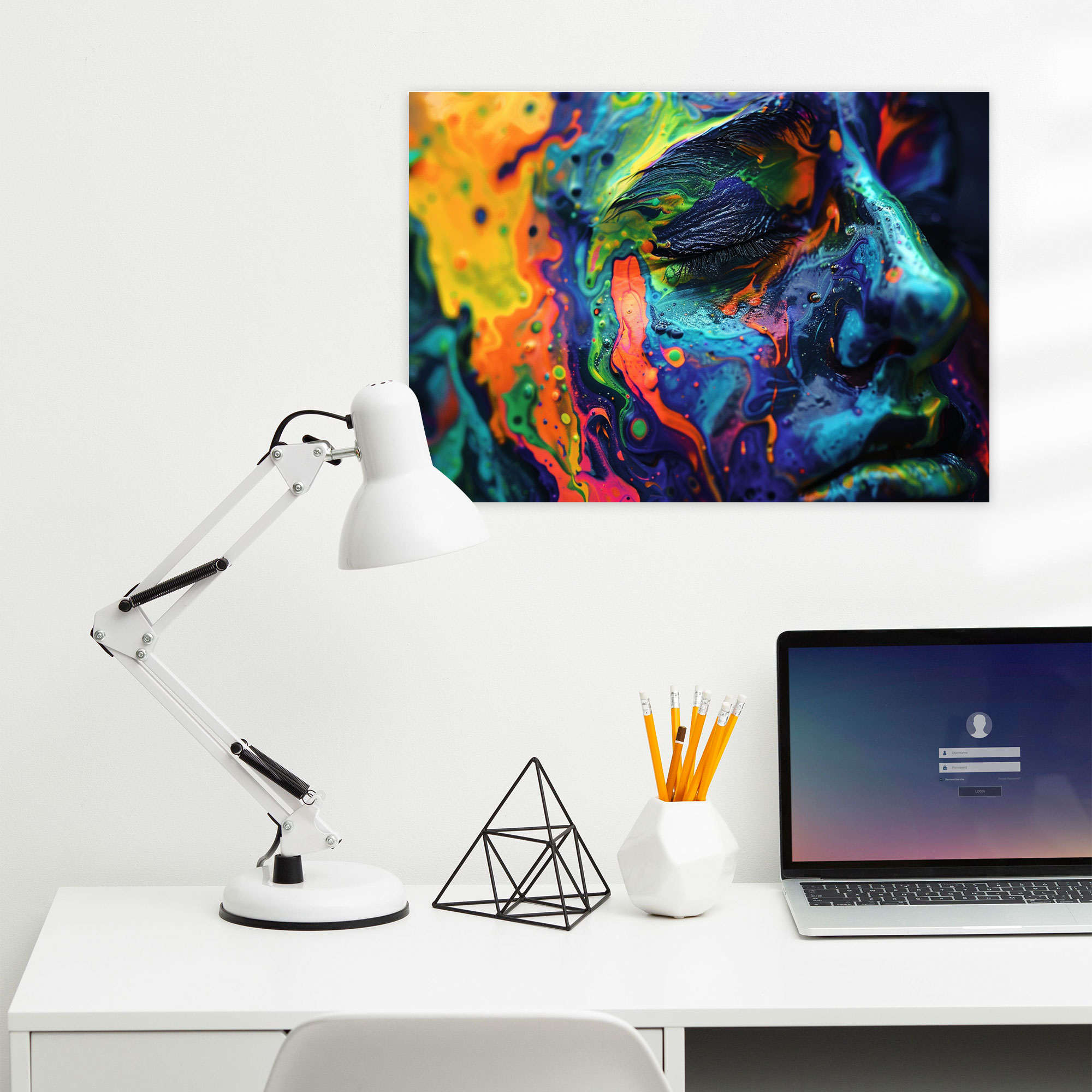 Melting Surrealistic Portrait Canvas Print - Pablo Picasso, Canvas Wall Art, Wall Decoration, Canvas