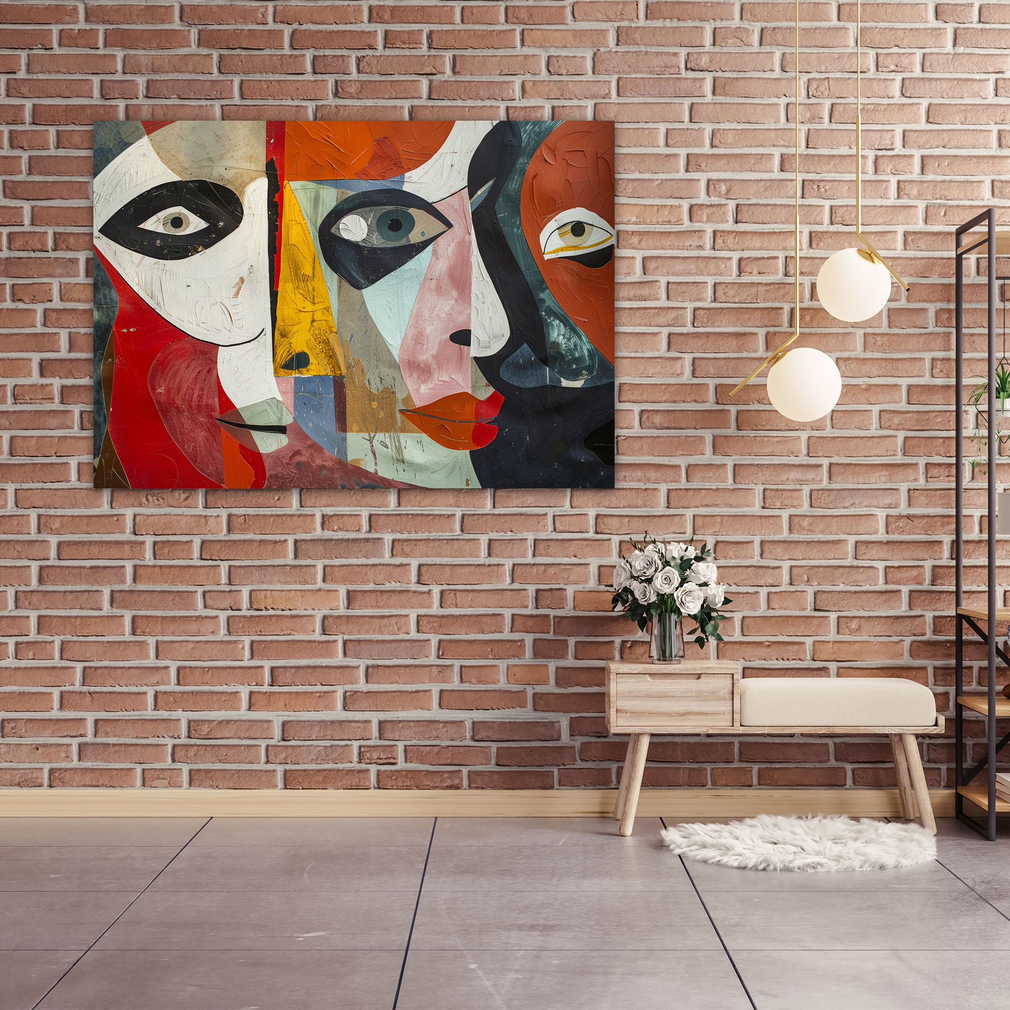 Abstract Pablo Picasso Canvas Print - Pablo Picasso, Wall Decoration, Home Decoration, Canvas Wall Art