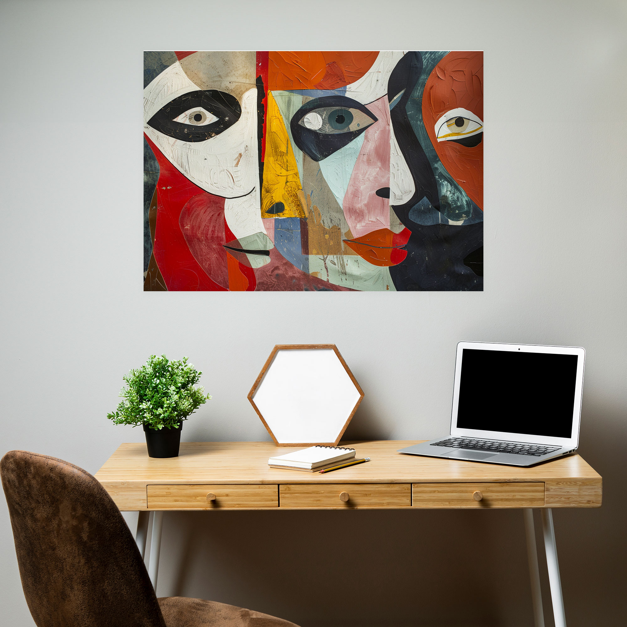 Abstract Pablo Picasso Canvas Print - Pablo Picasso, Wall Decoration, Home Decoration, Canvas Wall Art