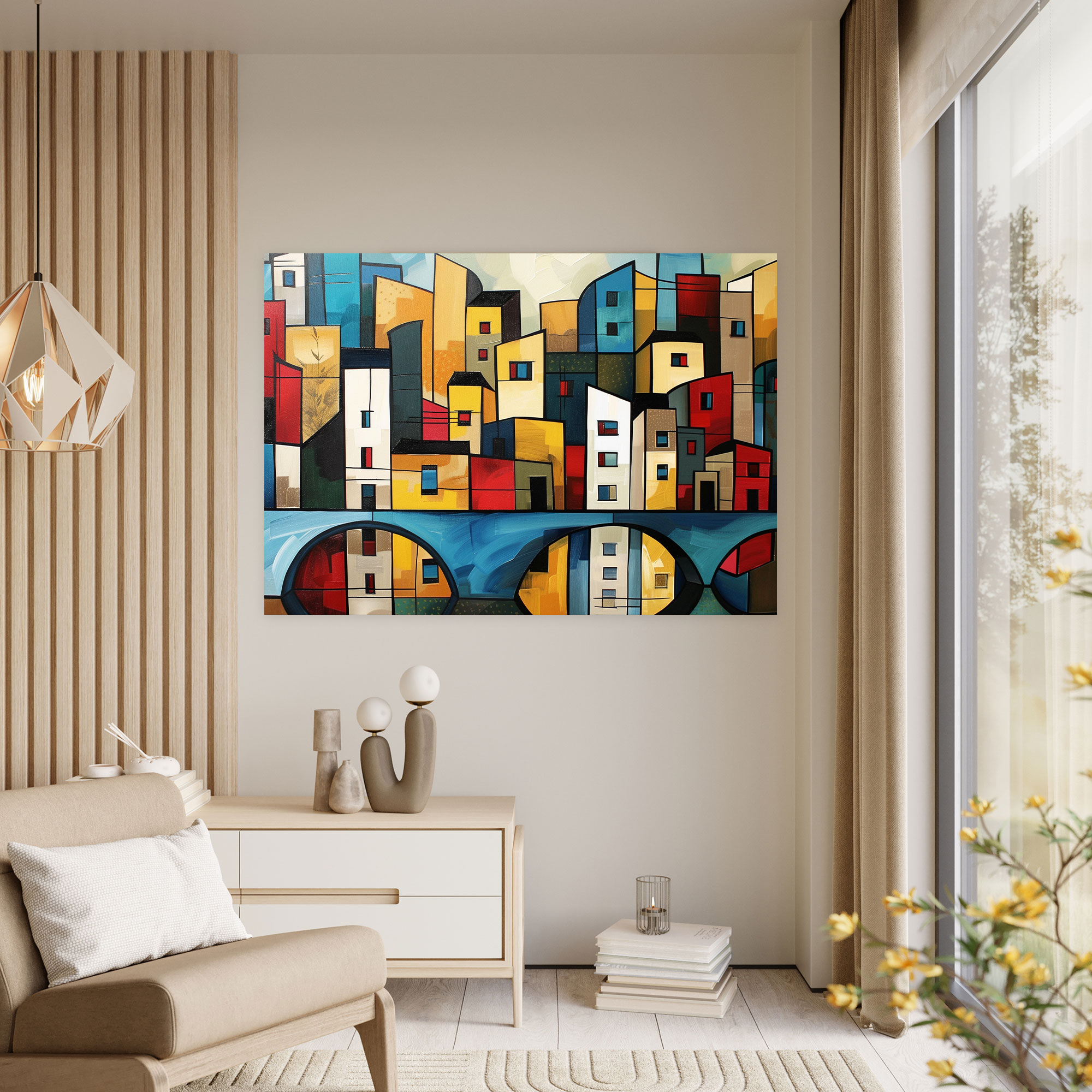 Pablo Picasso Cityscape Canvas Print - Pablo Picasso, Canvas Wall Art, Home Decoration, Canvas Print