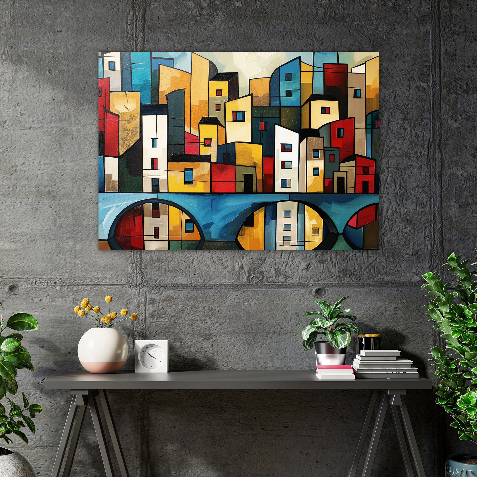 Pablo Picasso Cityscape Canvas Print - Pablo Picasso, Canvas Wall Art, Home Decoration, Canvas Print