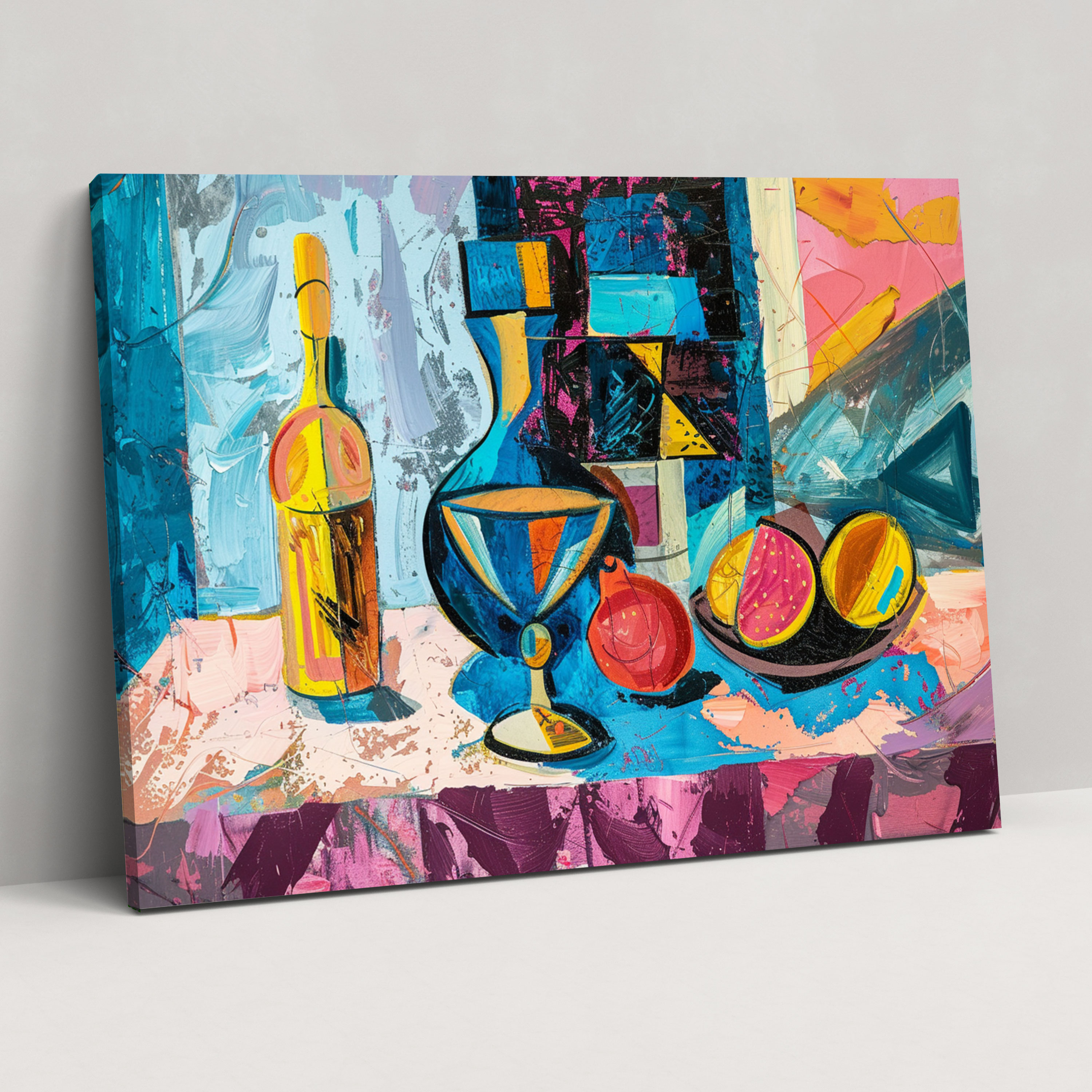 Pablo Picasso Still Life Canvas Print - Pablo Picasso, Pablo Picasso, Wall Art, Canvas