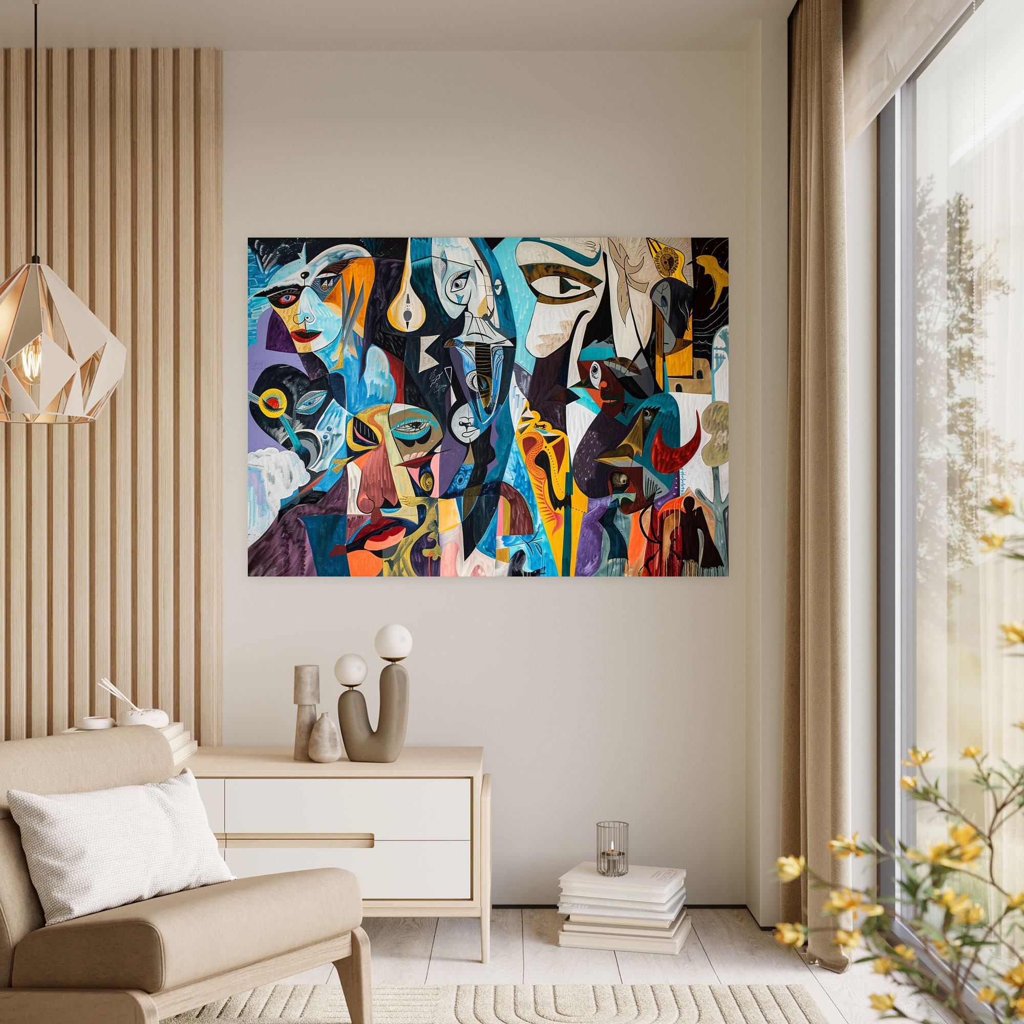 Pablo Picasso Mythological Canvas Print - Pablo Picasso, Canvas, Canvas Wall Art, Wall Art