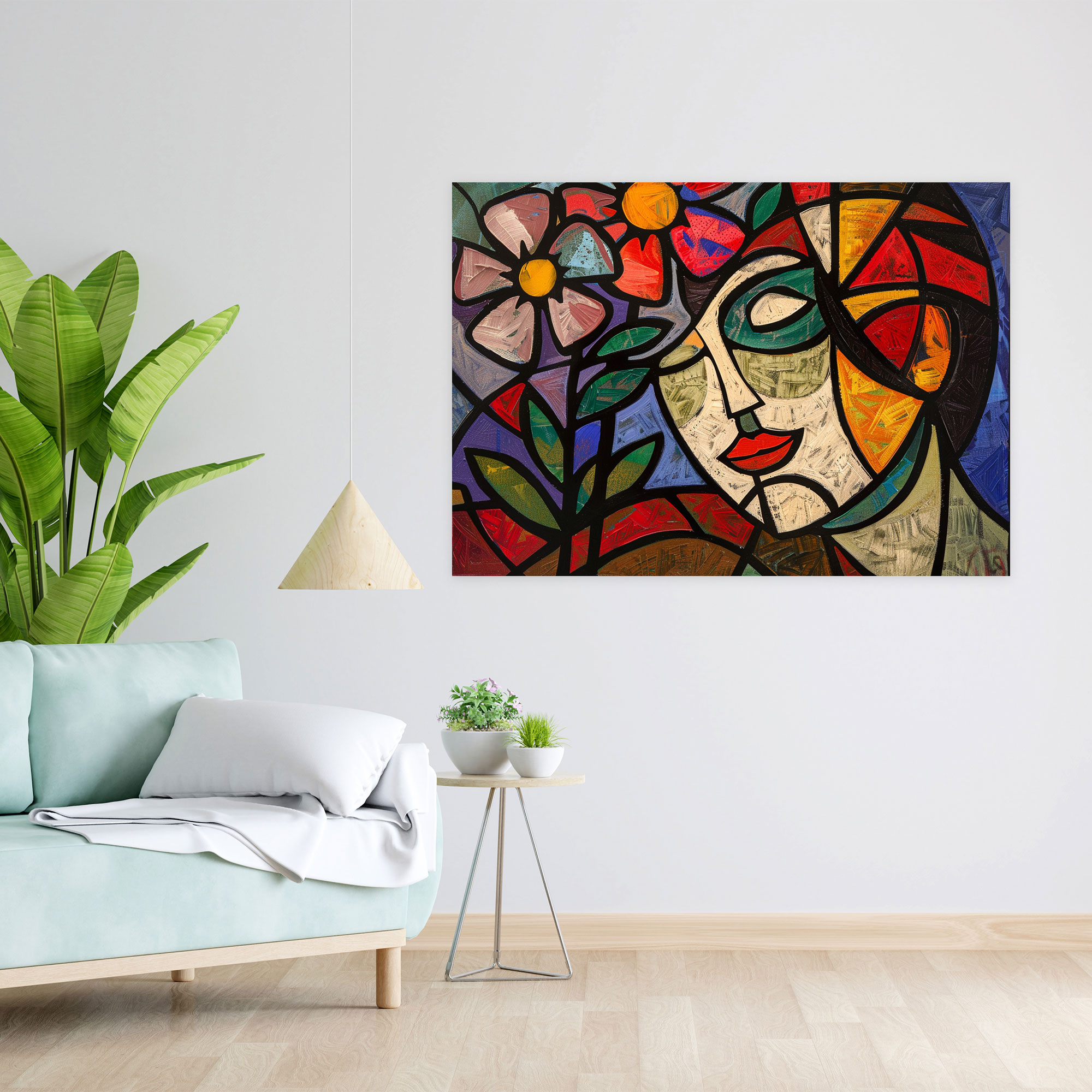 Pablo Picasso Wall Art - Abstract Shapes - Pablo Picasso, Home Decoration, Canvas Print, Canvas