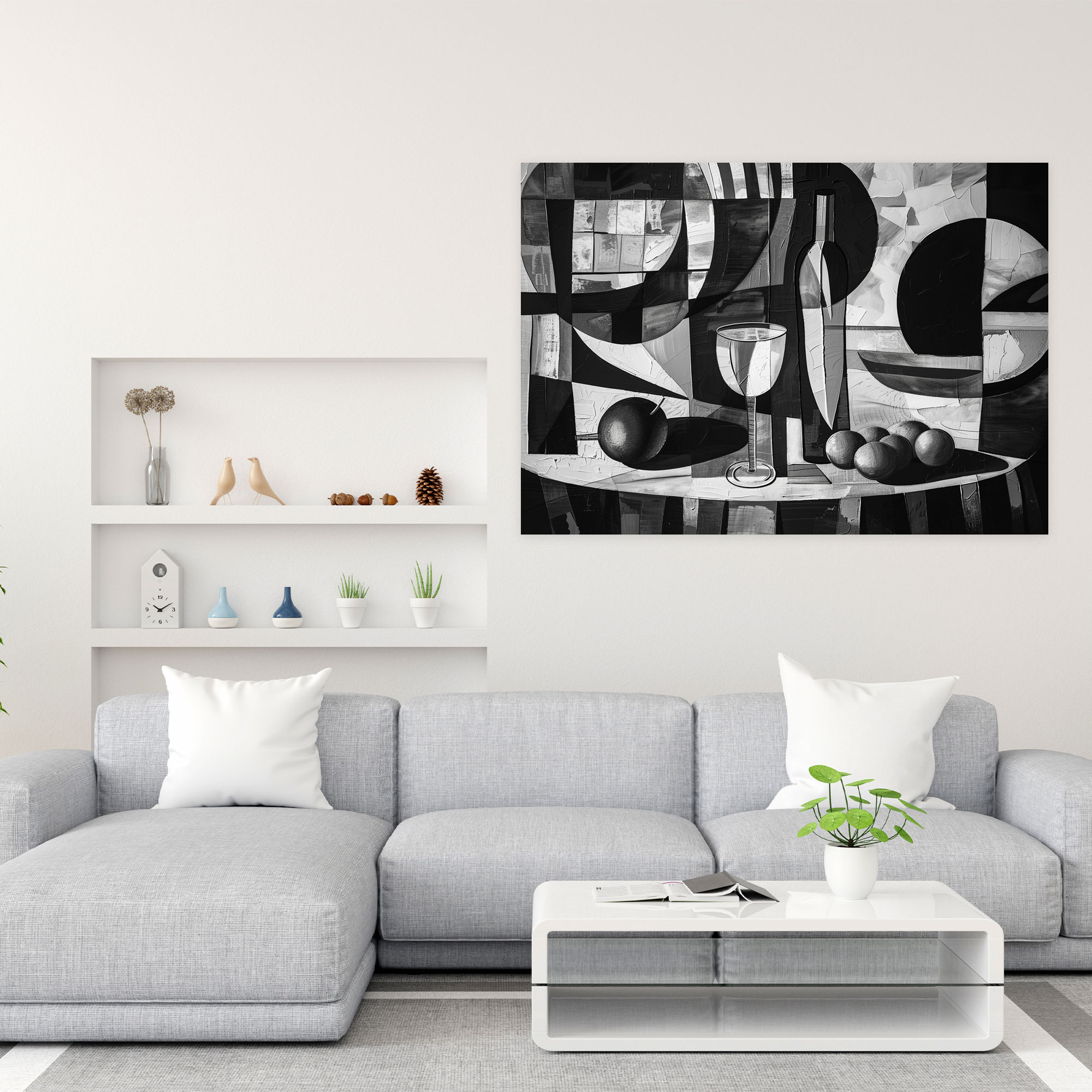 Pablo Picasso Wall Art - Pablo Picasso, Wall Art, Cubist Still Life, Pablo Picasso