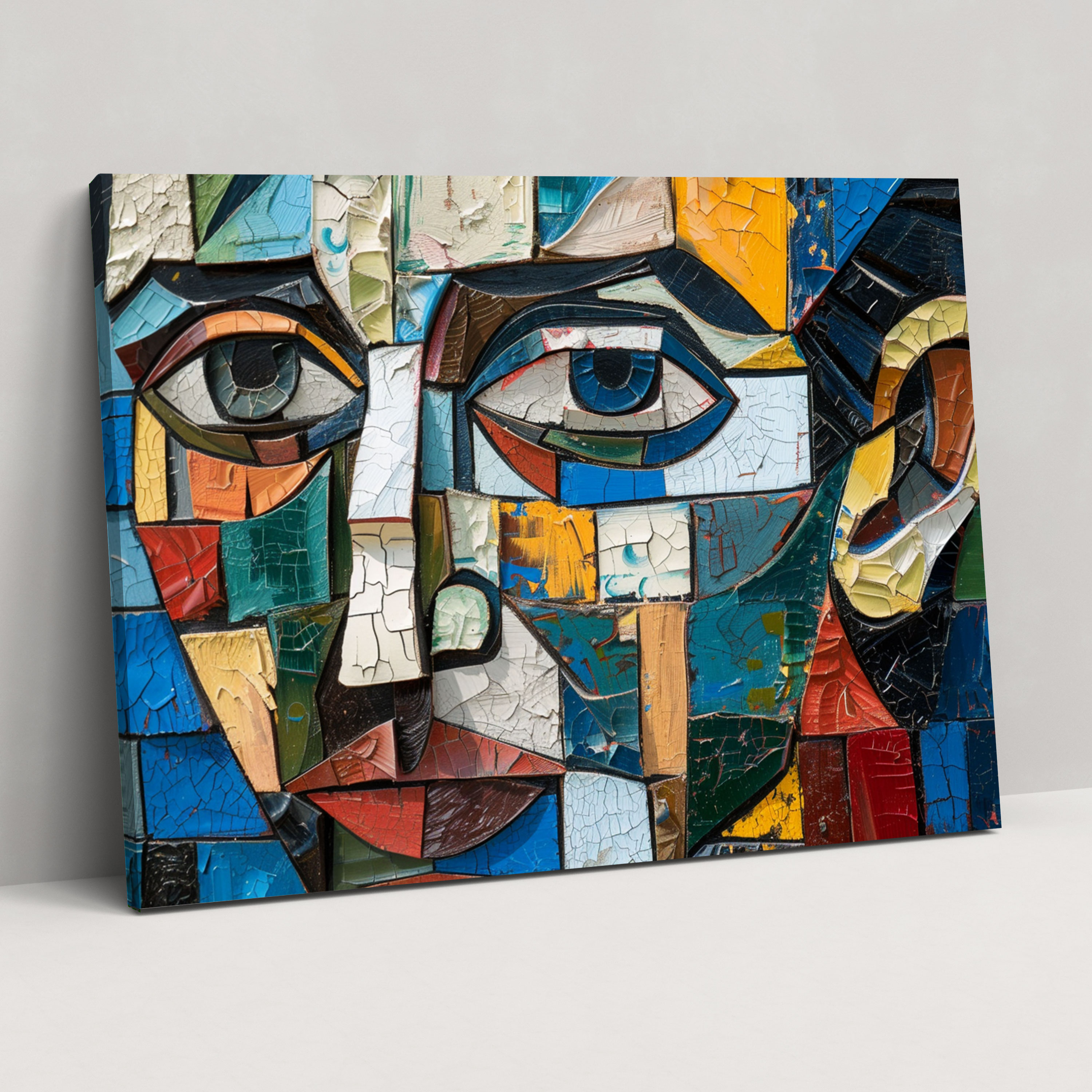 Pablo Picasso Duvar Dekorasyonu - Kanvas Tablo Kübist Portre Duvar Dekorasyonu