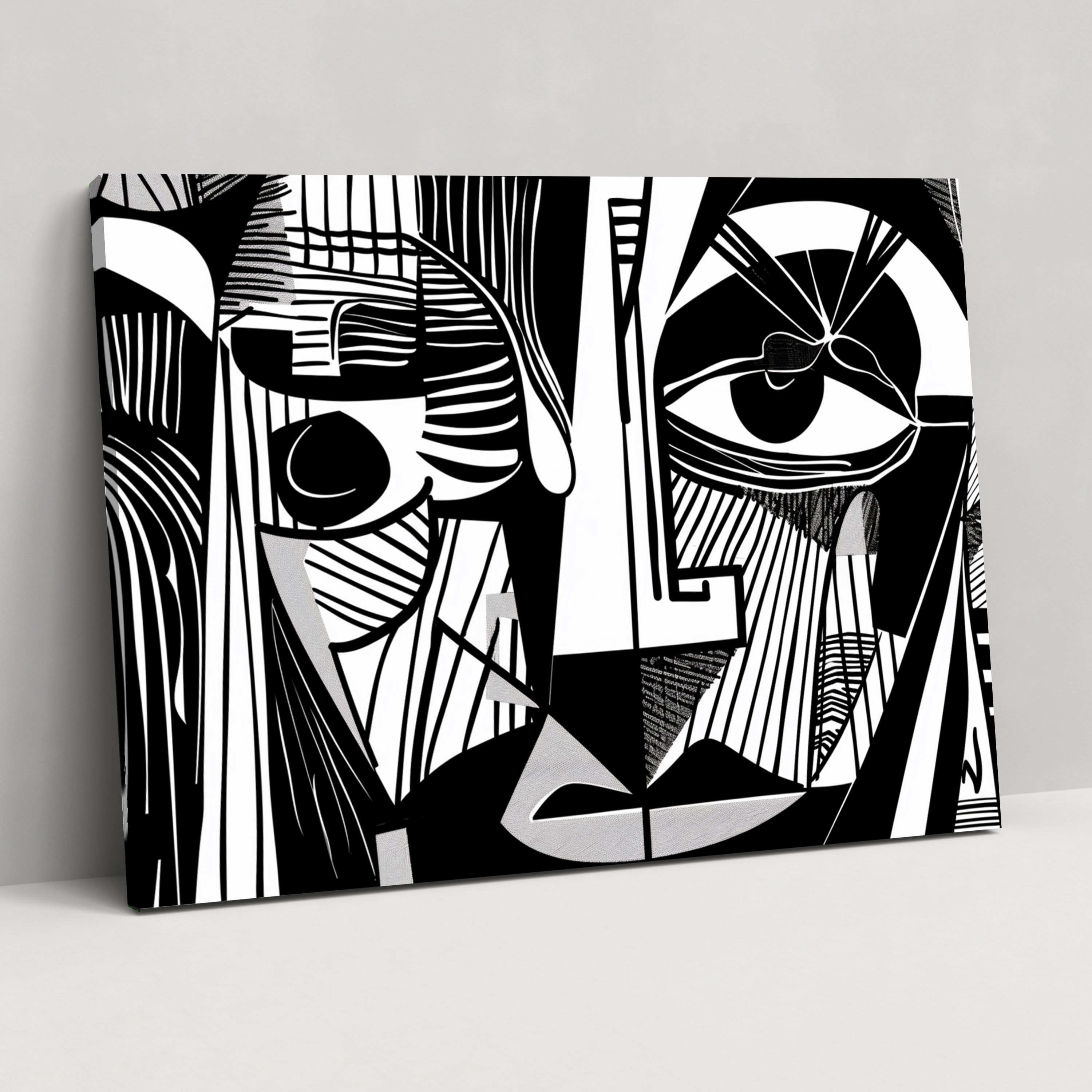 Pablo Picasso Canvas Print - Pablo Picasso, Home Decoration, Black And White, Wall Art