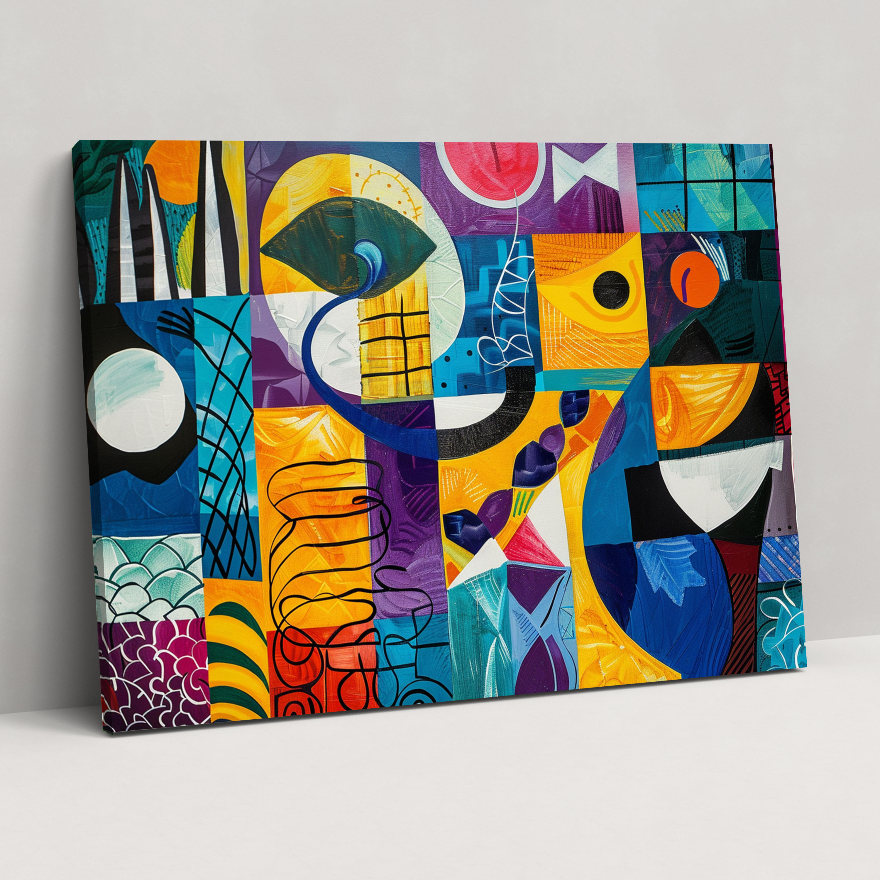 Pablo Picasso Wall Art - Pablo Picasso, Vibrant Patterns, Home Decoration, Wall Decoration