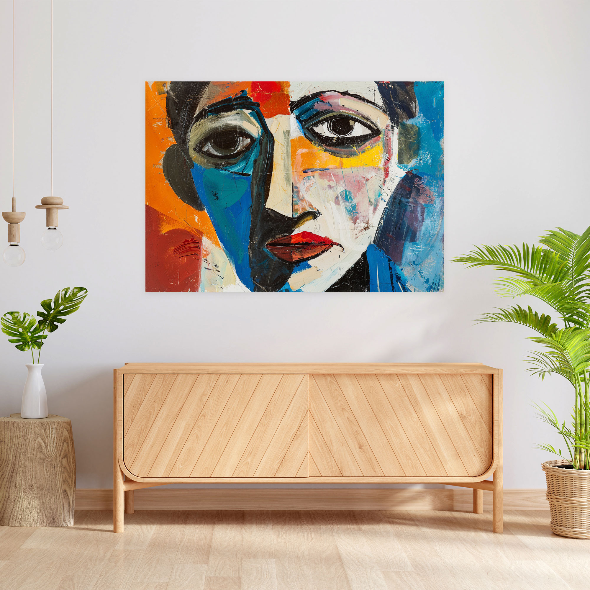 Pablo Picasso Duvar Dekorasyonu - Ev Dekorasyonu Cesur Portre Duvar Sanatı