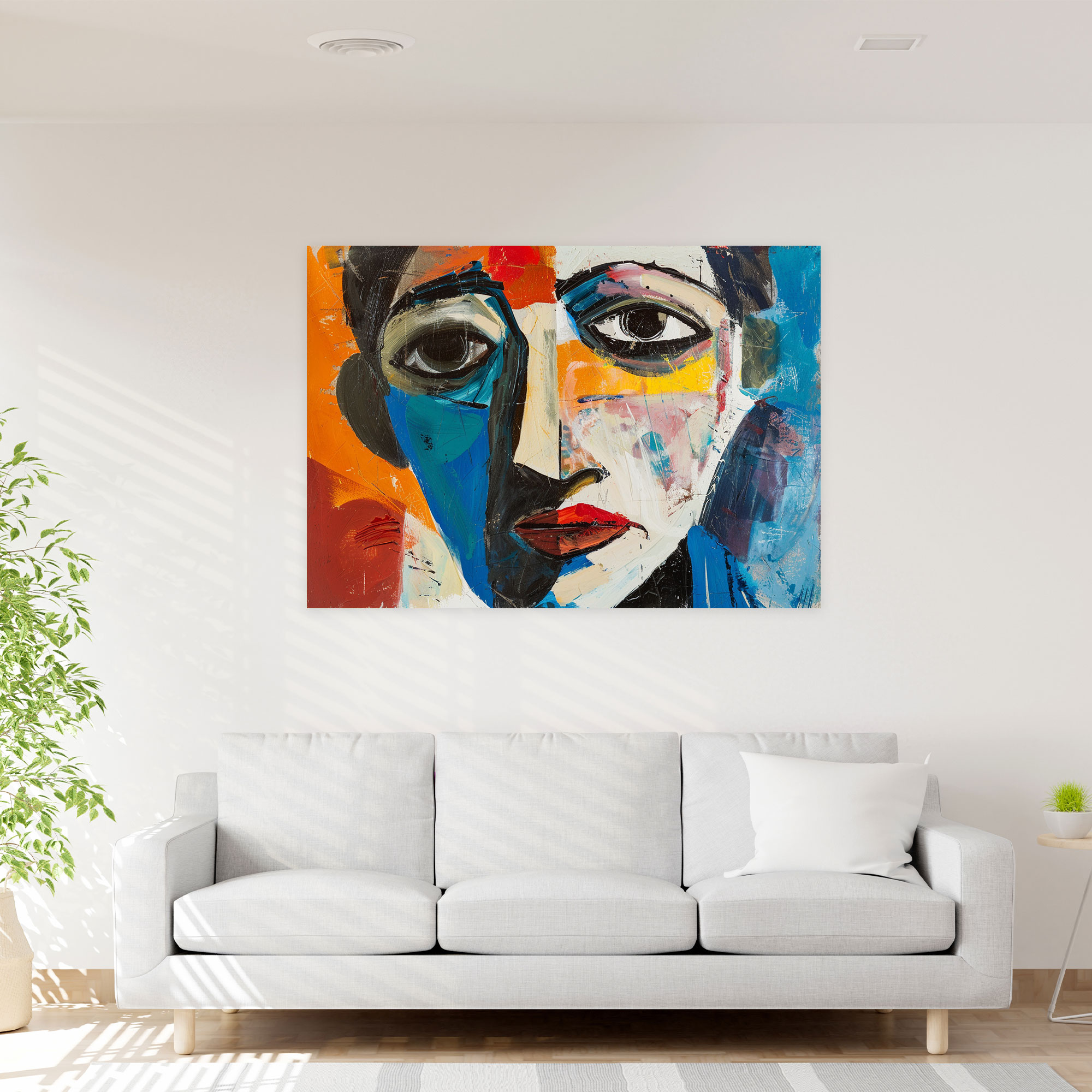 Pablo Picasso Duvar Dekorasyonu - Ev Dekorasyonu Cesur Portre Duvar Sanatı