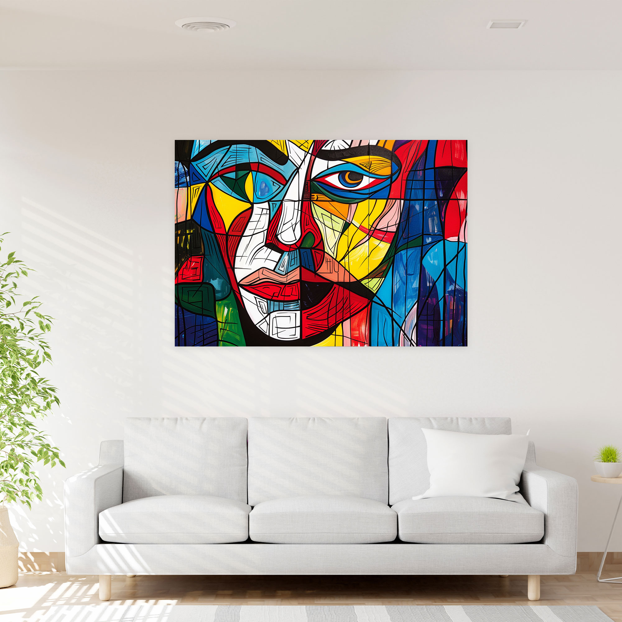 Picasso-Inspired Canvas Print - Pablo Picasso, Pablo Picasso, Canvas, Canvas Wall Art