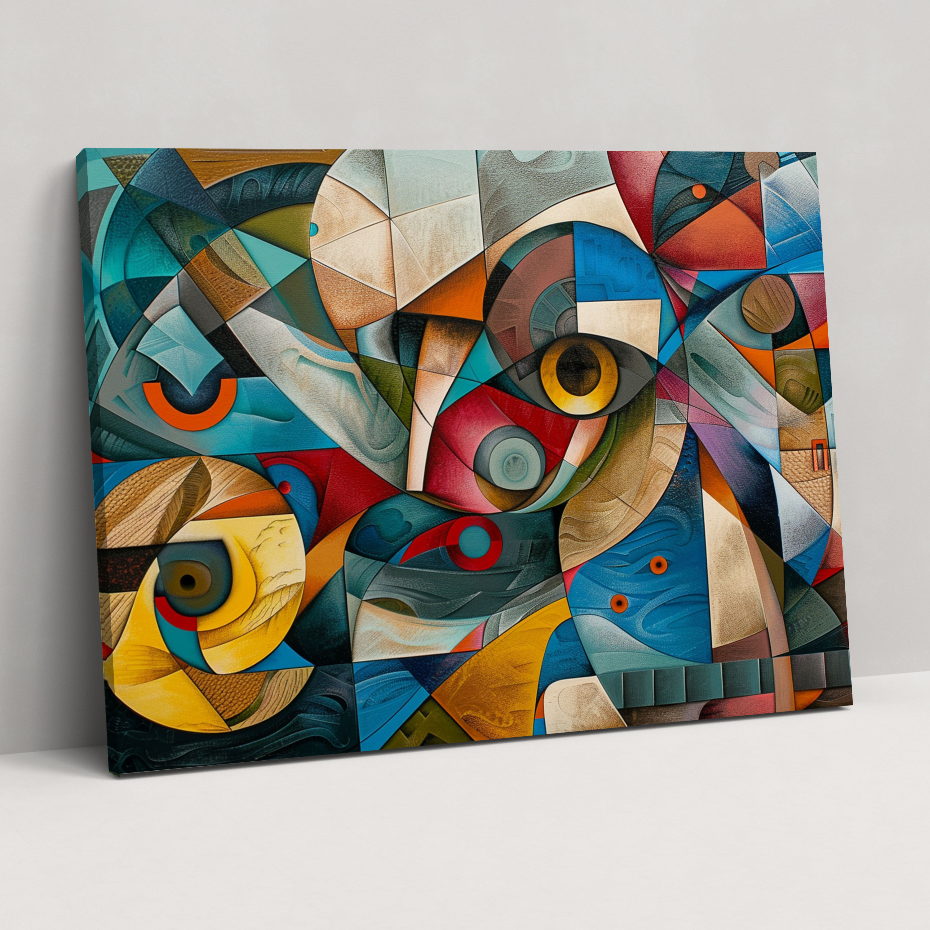 Cubism Inspired Canvas Print - Pablo Picasso, Home Decoration, Pablo Picasso, Wall Decoration