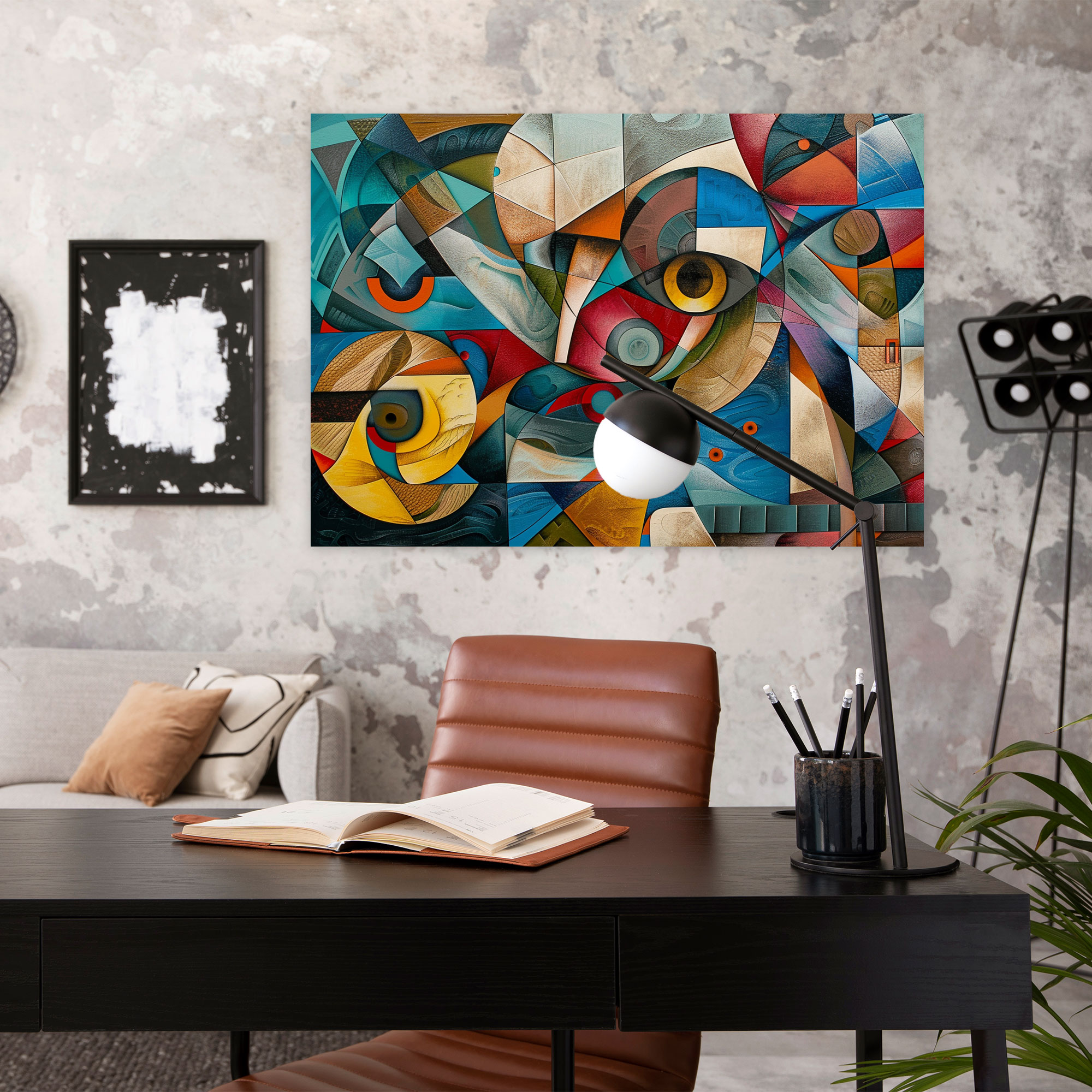 Cubism Inspired Canvas Print - Pablo Picasso, Home Decoration, Pablo Picasso, Wall Decoration