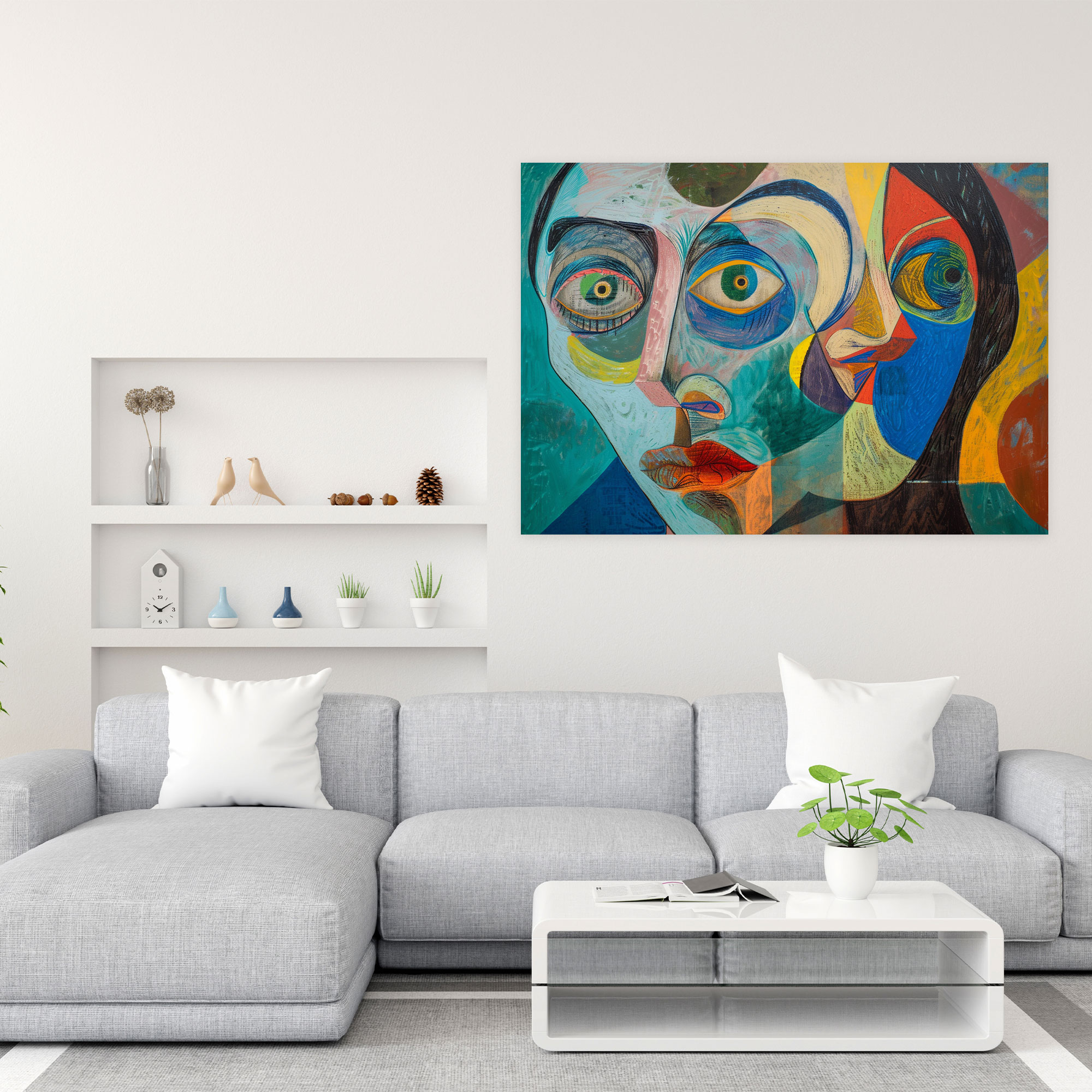 Pablo Picasso Tablo Sanatı - Kanvas Tablo Duvar Sanatı