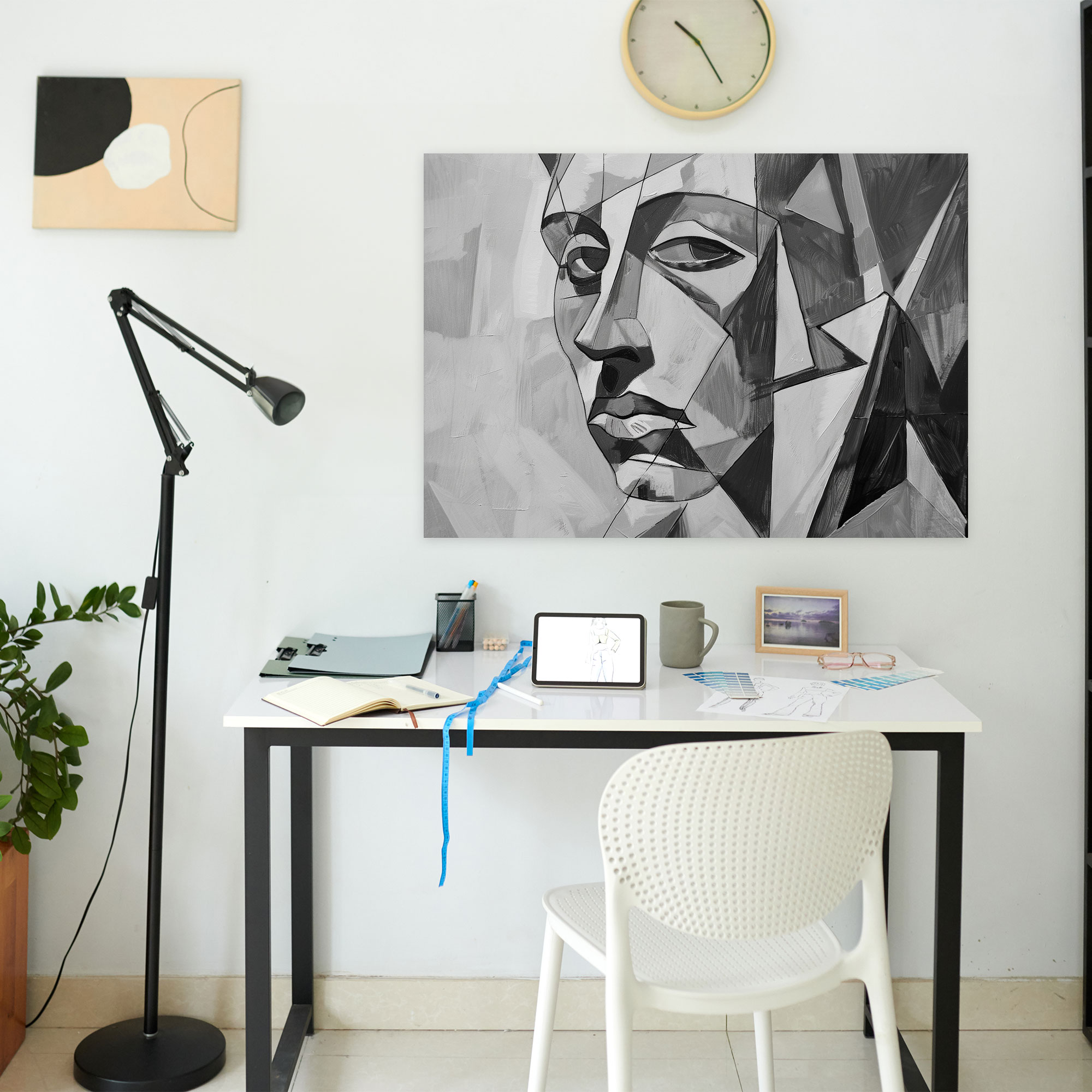 Cubist Portrait Wall Art - Pablo Picasso, Home Decoration, Canvas Wall Art, Canvas