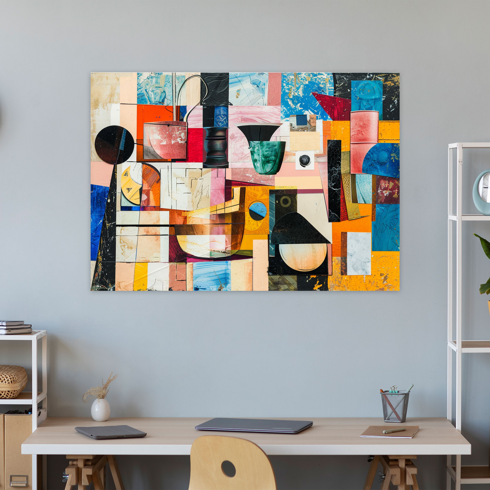Colorful Collage Wall Decoration - Pablo Picasso, Canvas Wall Art, Home Decoration, Wall Decoration