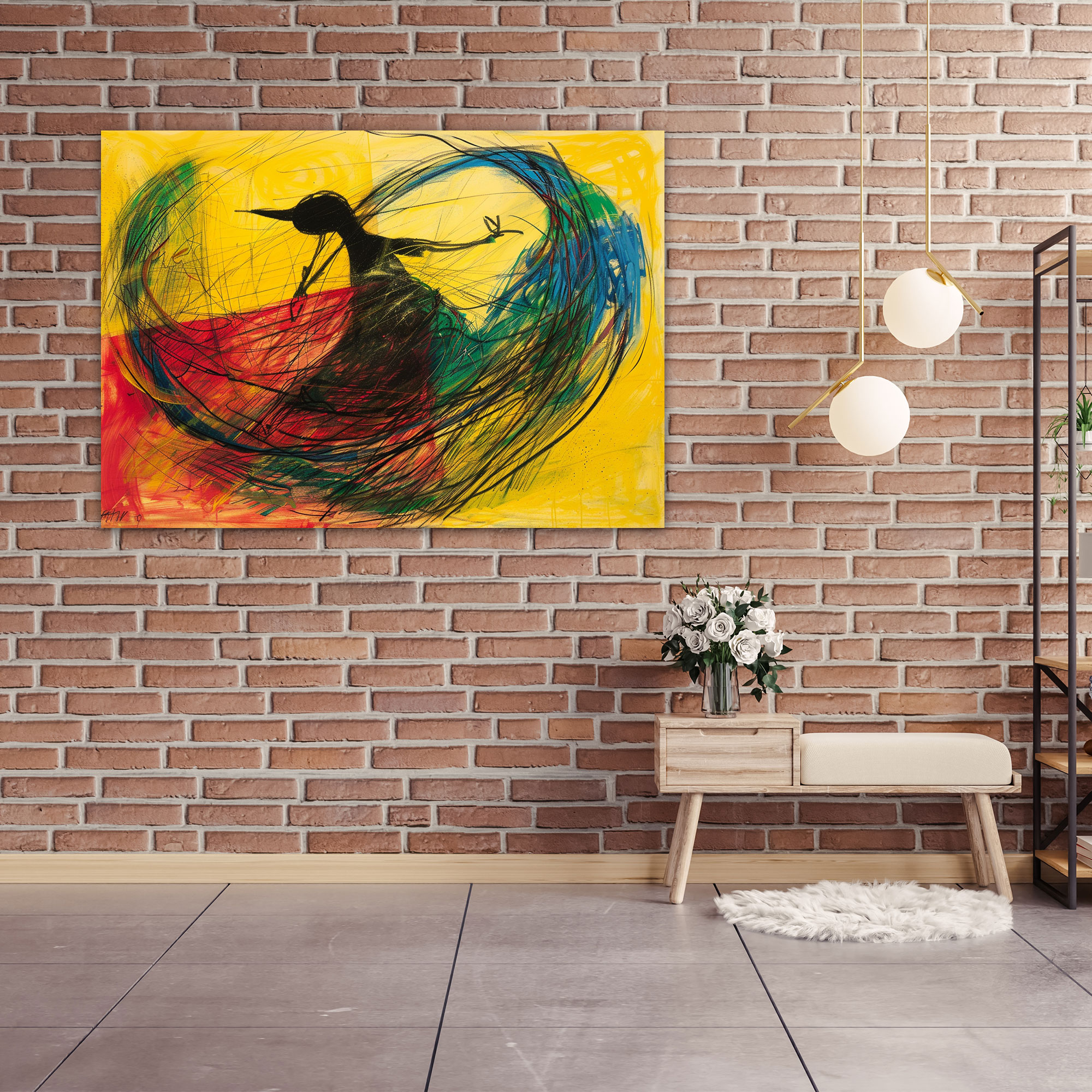 Dynamic Lines Canvas Print - Pablo Picasso, Canvas Wall Art, Wall Art, Home Decoration