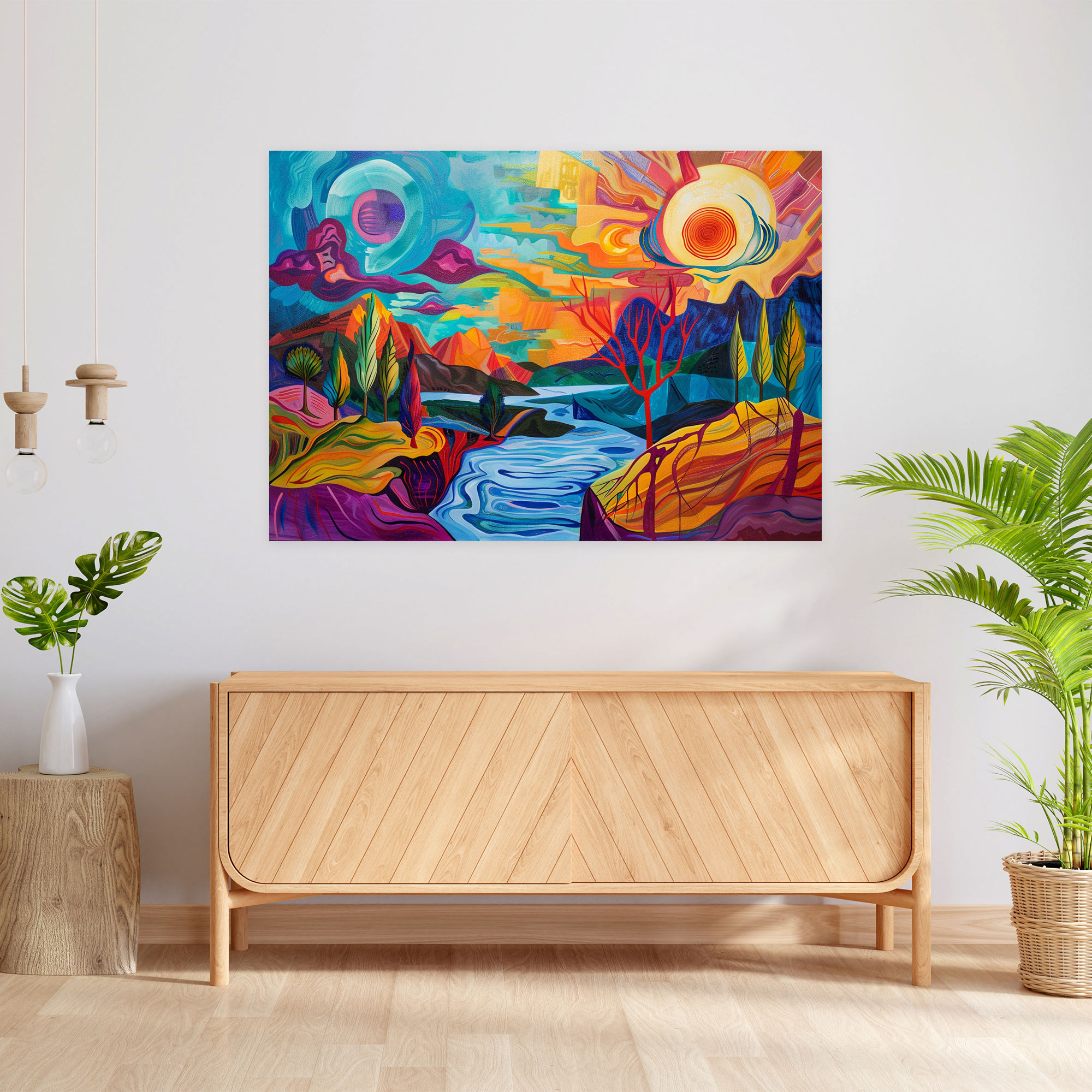 Surreal Landscape Wall Art - Pablo Picasso, Canvas, Wall Decoration, Pablo Picasso