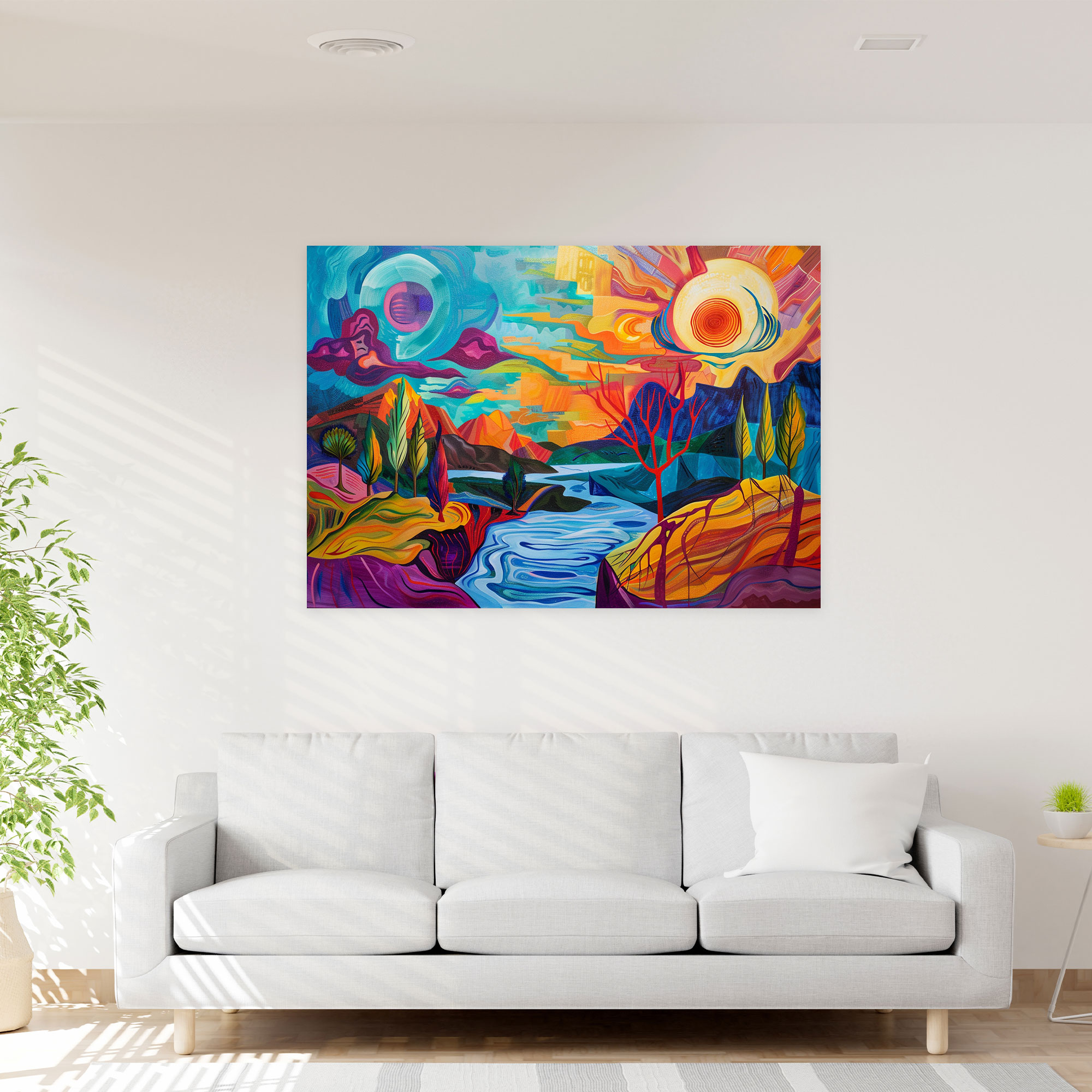 Surreal Landscape Wall Art - Pablo Picasso, Canvas, Wall Decoration, Pablo Picasso