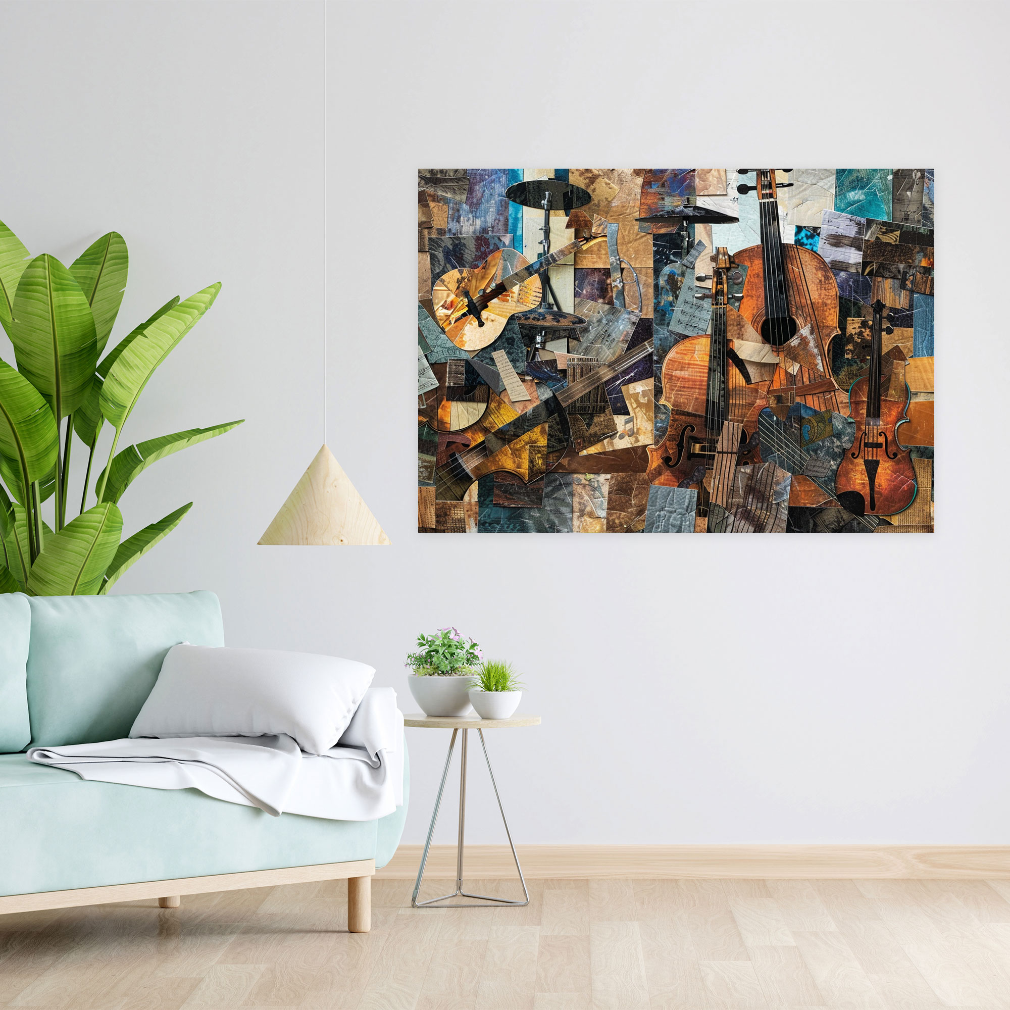 Müzik Aletleri Kanvas Tablo - Pablo Picasso
