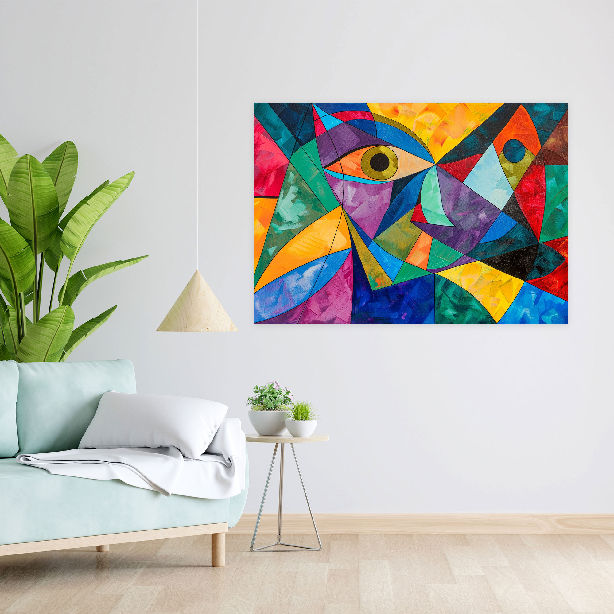Abstract Picasso Inspired Wall Art - Pablo Picasso, Wall Decoration, Wall Art, Canvas Print
