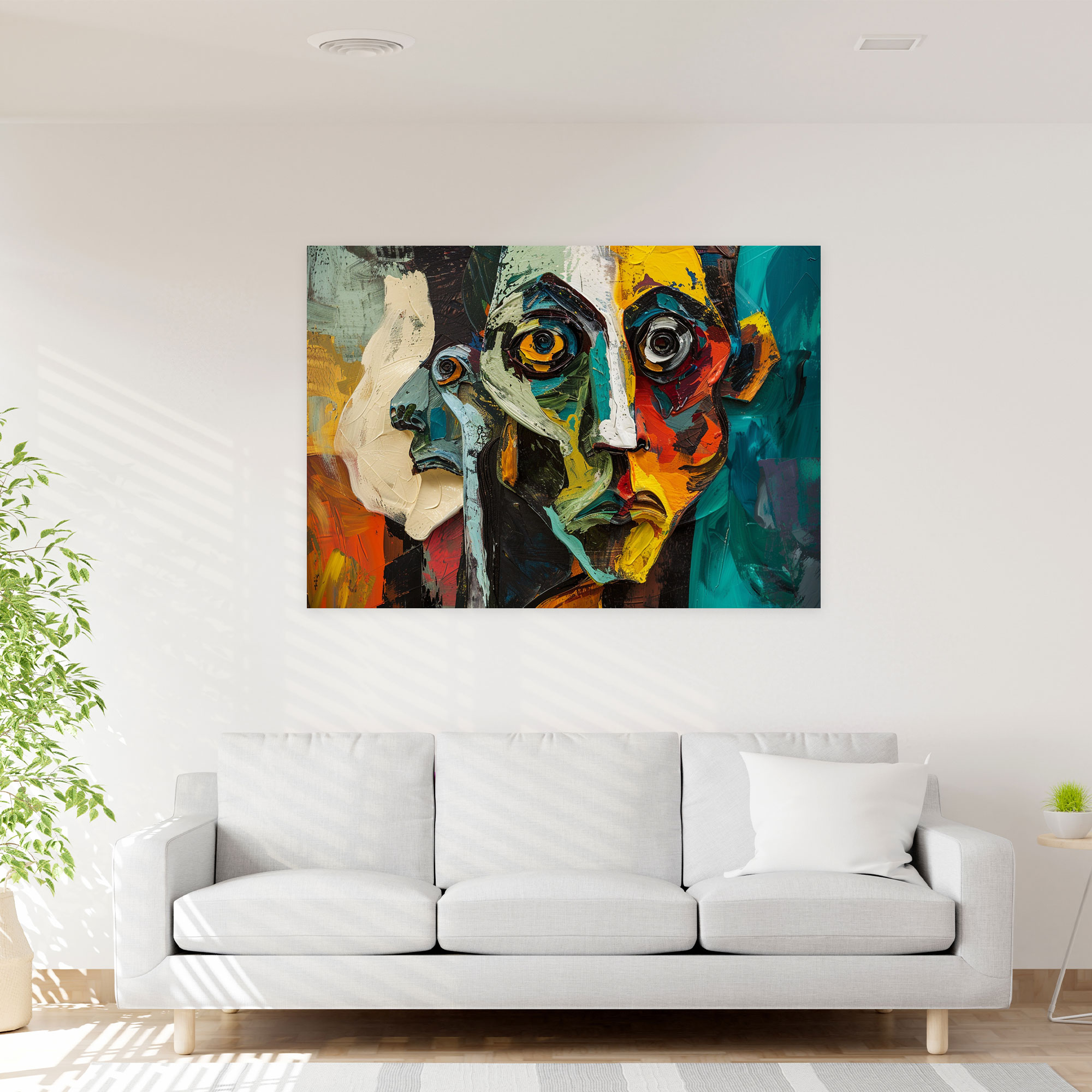 Surreal Picasso Canvas Print - Pablo Picasso, Canvas Print, Canvas, Home Decoration