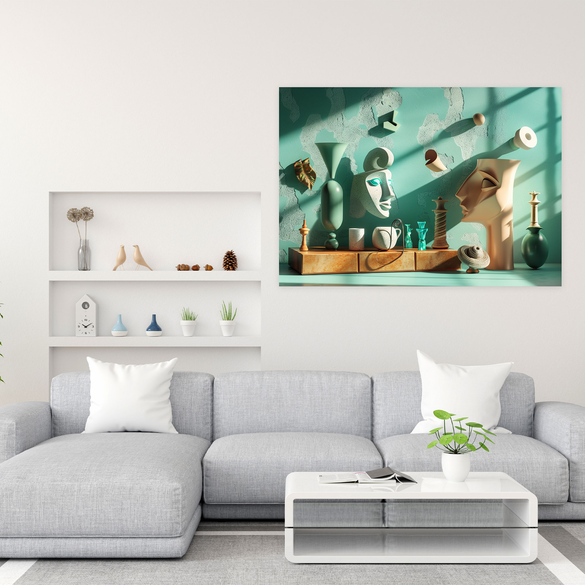 Surreal Everyday Objects Wall Decoration - Pablo Picasso, Wall Art, Surreal Art, Pablo Picasso
