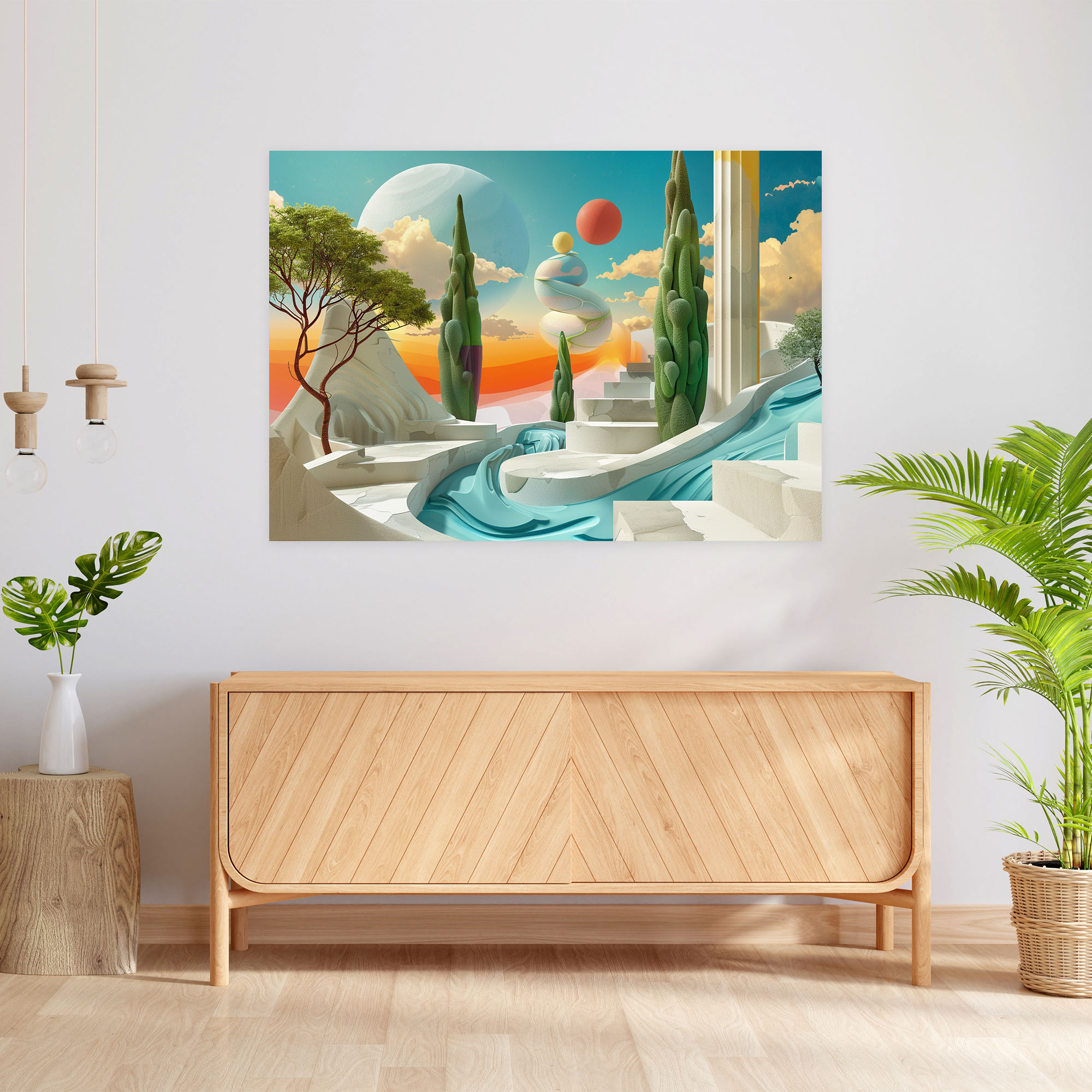 Pablo Picasso Wall Art - Pablo Picasso, Canvas Wall Art, Surrealistic Landscape, Dream-Like Elements