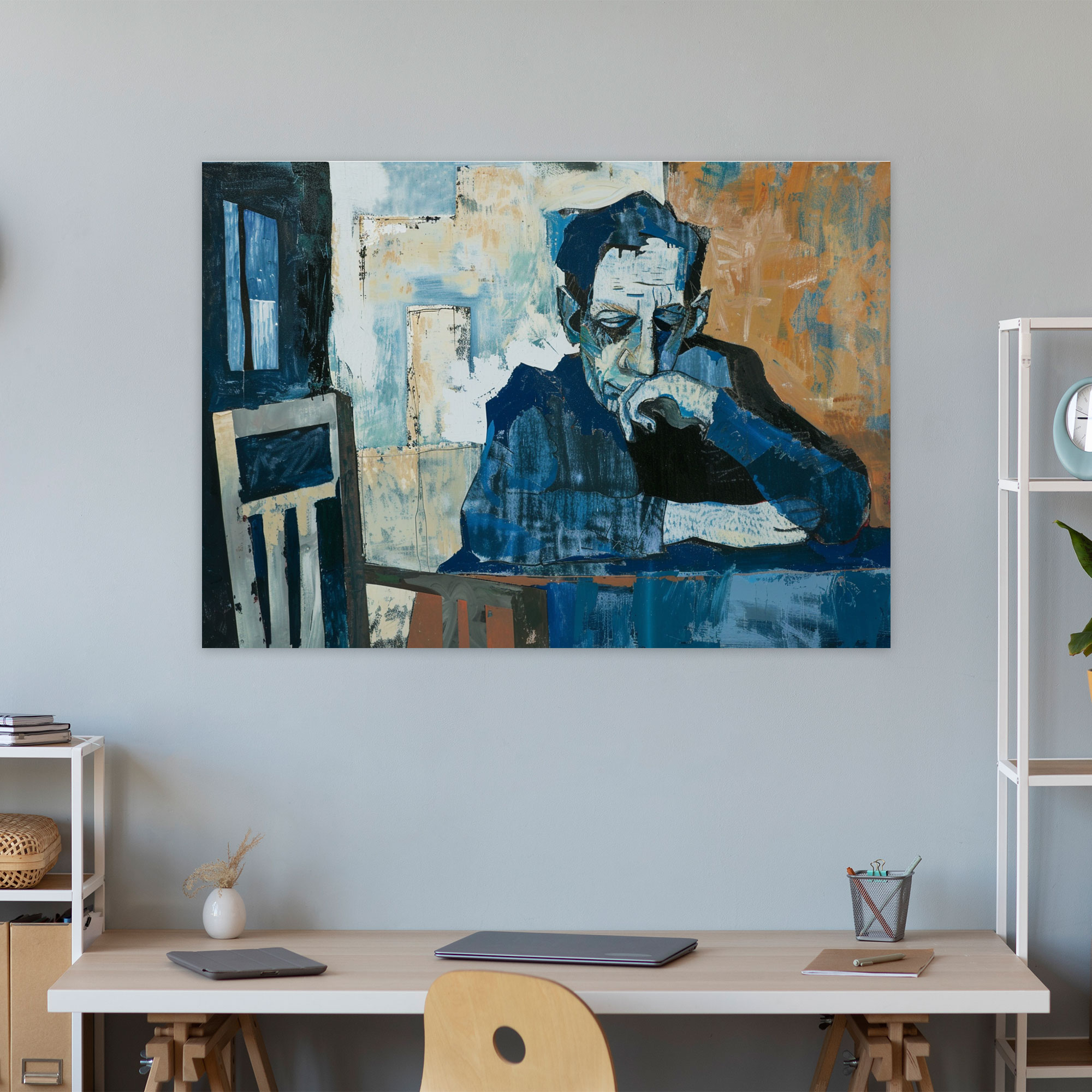 Pablo Picasso Blue Period Canvas Print - Pablo Picasso, Canvas Print, Home Decoration, Pablo Picasso