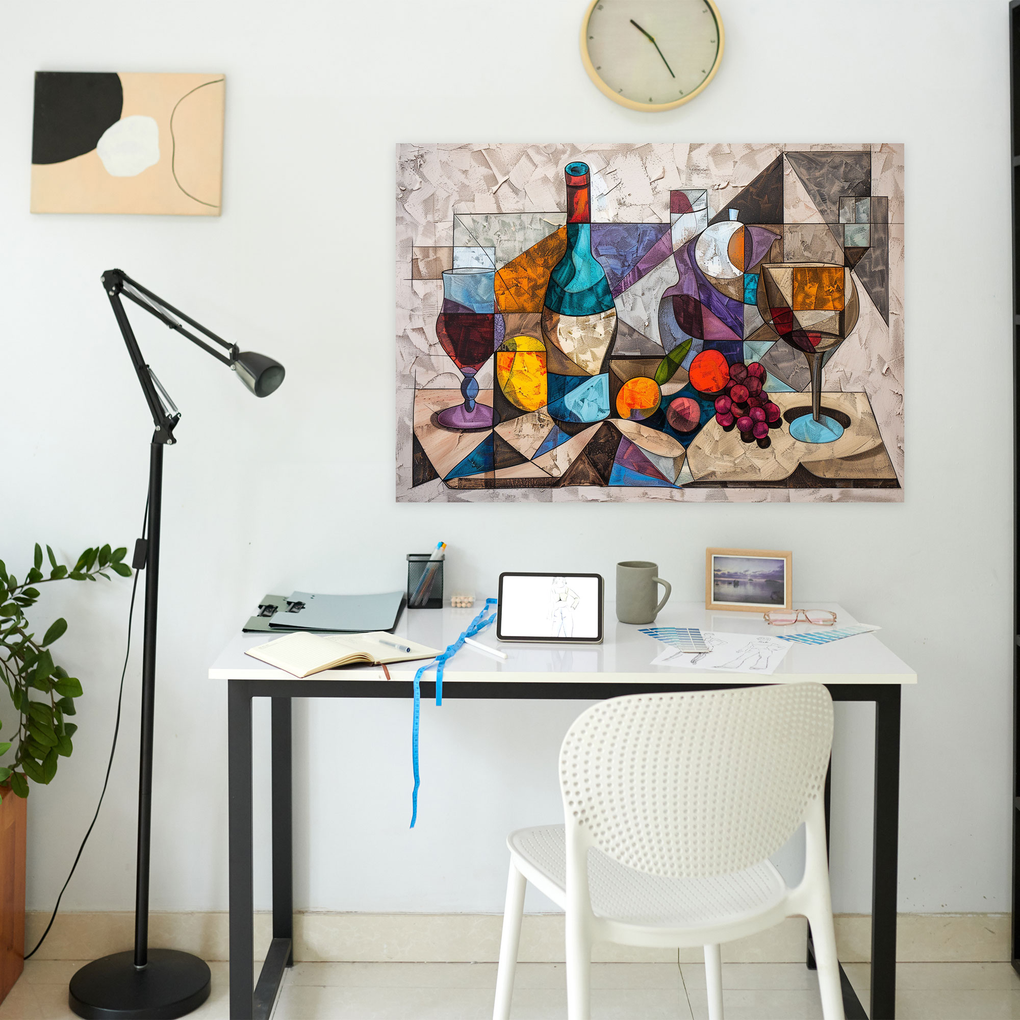Pablo Picasso Cubist Still Life Wall Decoration - Pablo Picasso, Wall Art, Canvas, Canvas Print