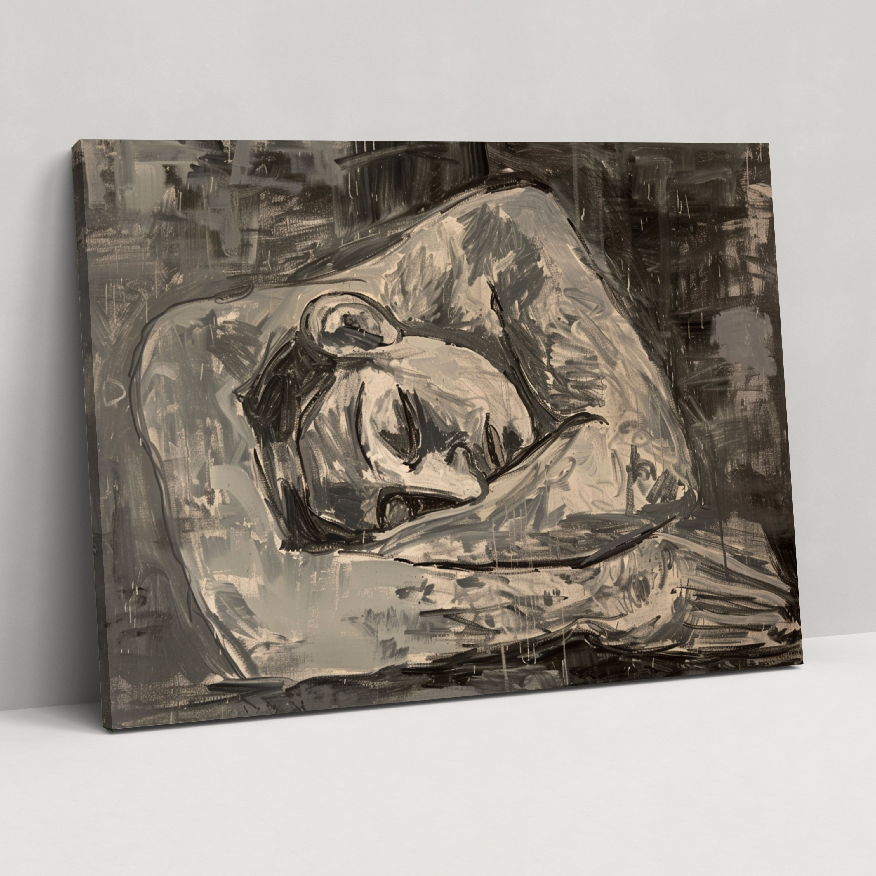 Pablo Picasso Female Figure Study Canvas Print - Pablo Picasso, Wall Art, Canvas, Wall Decoration