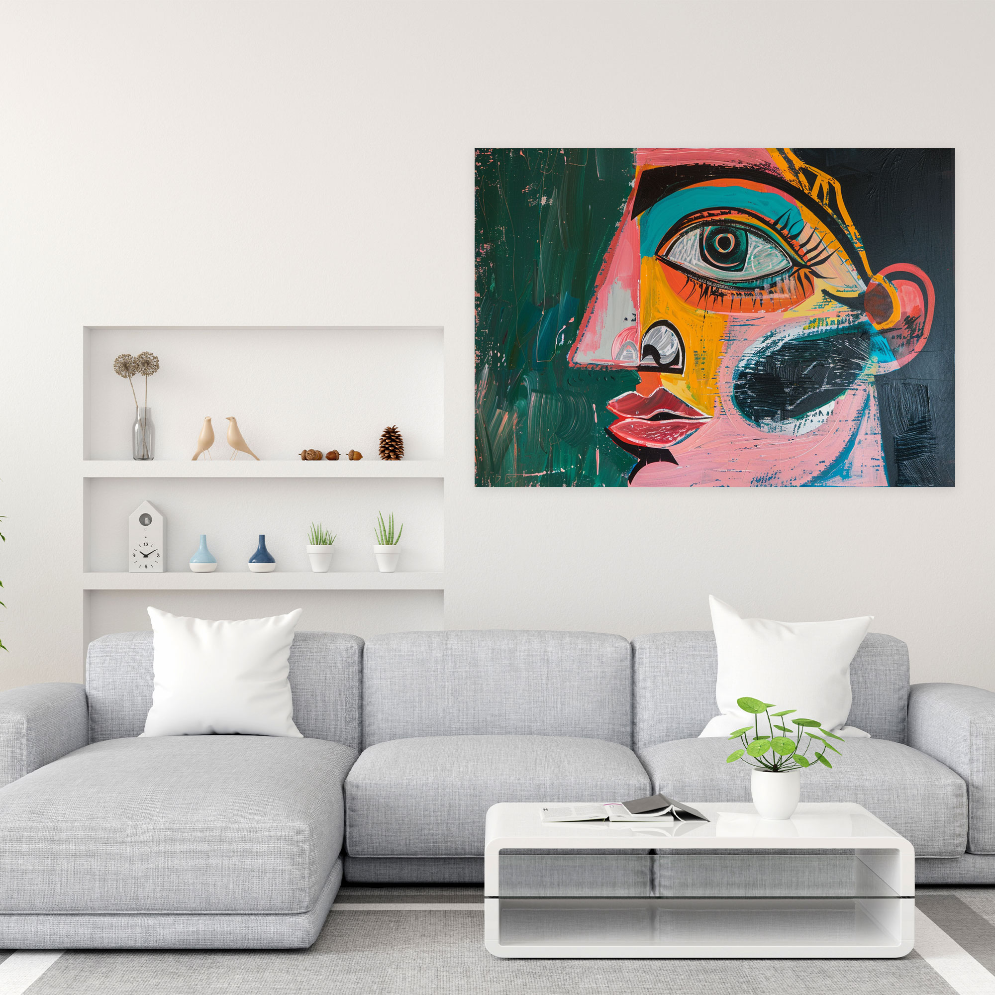 Pablo Picasso Rose Period Canvas Print - Pablo Picasso, Wall Art, Canvas, Canvas Wall Art
