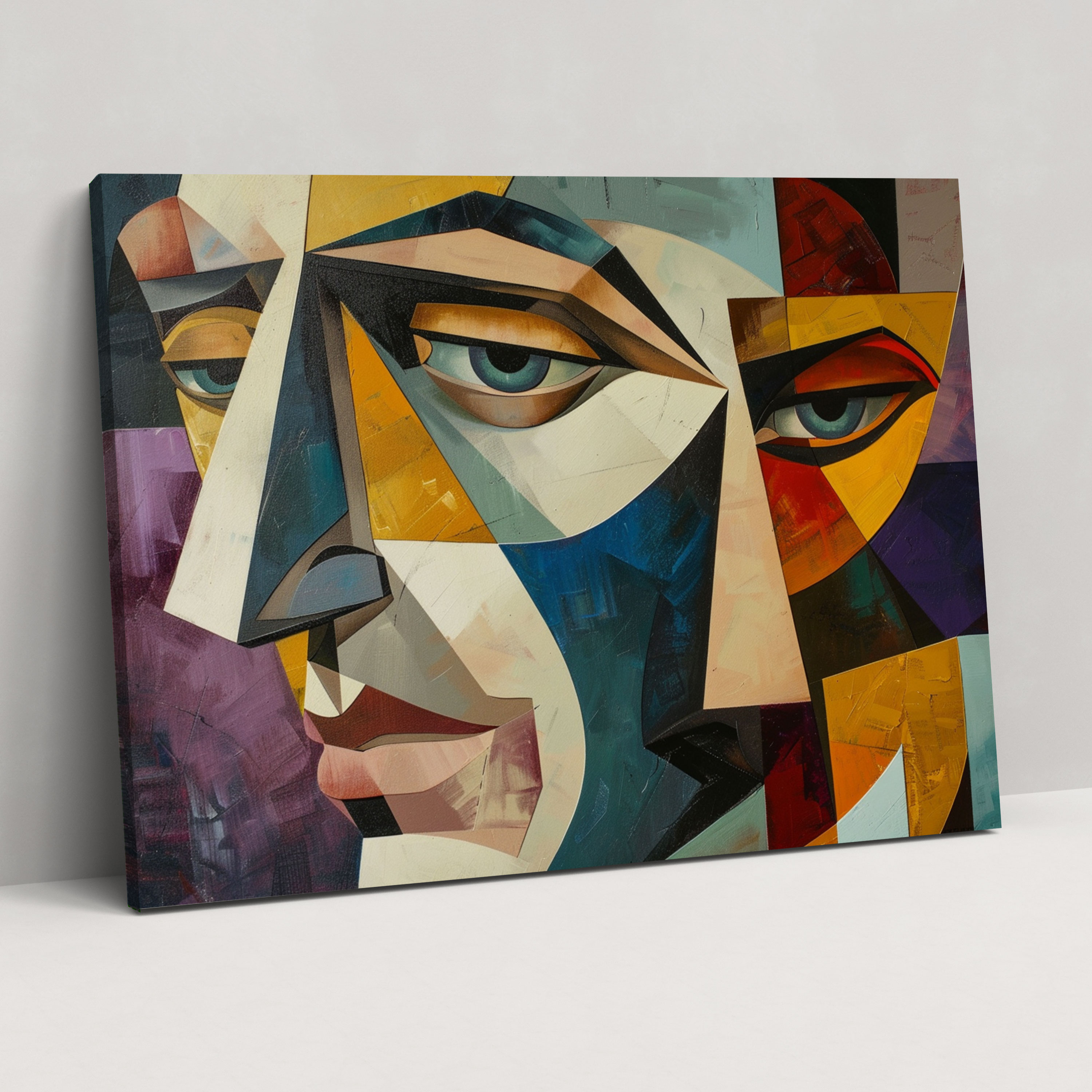 Cubism-Inspired Canvas Print - Pablo Picasso, Canvas, Wall Decoration, Modern Art