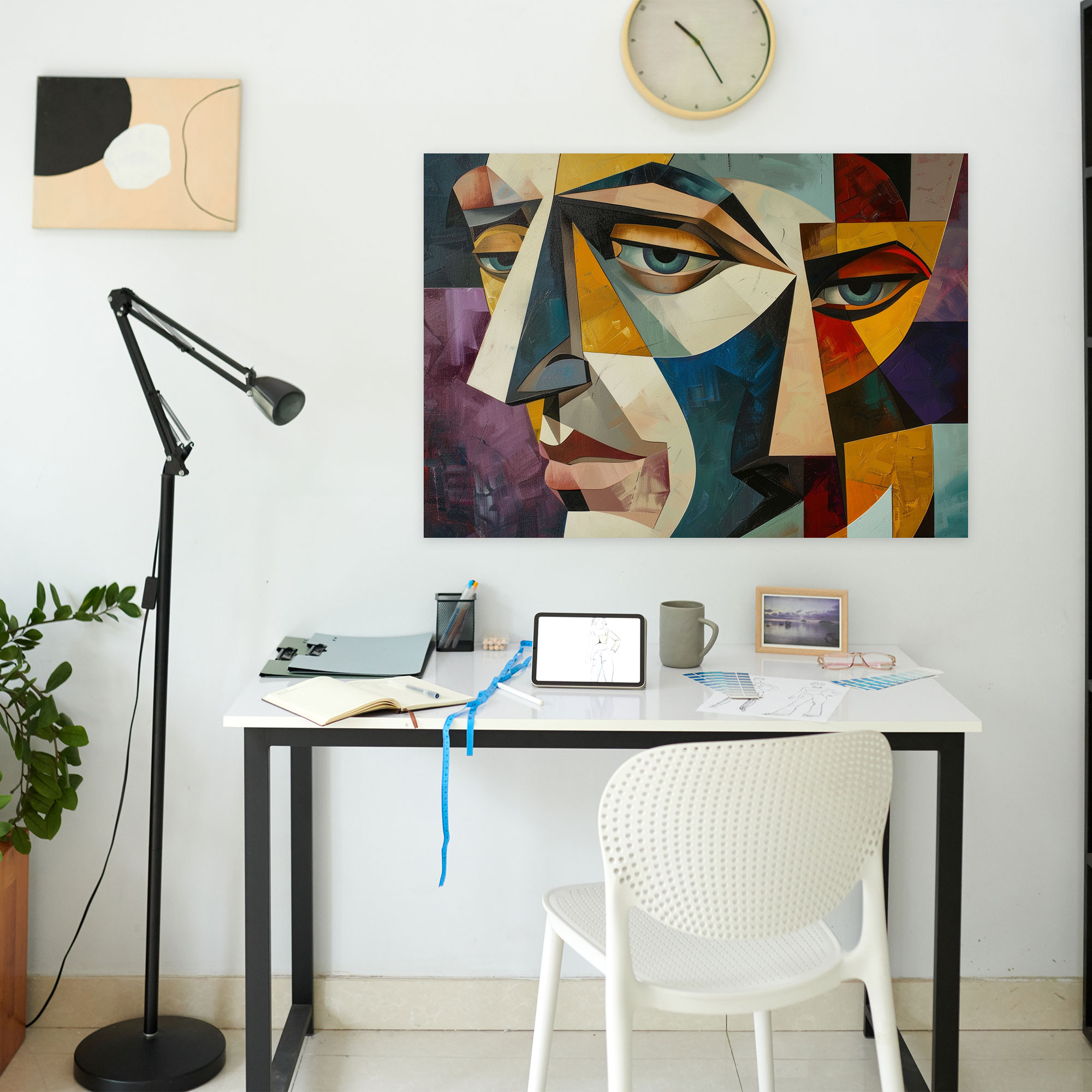 Cubism-Inspired Canvas Print - Pablo Picasso, Canvas, Wall Decoration, Modern Art