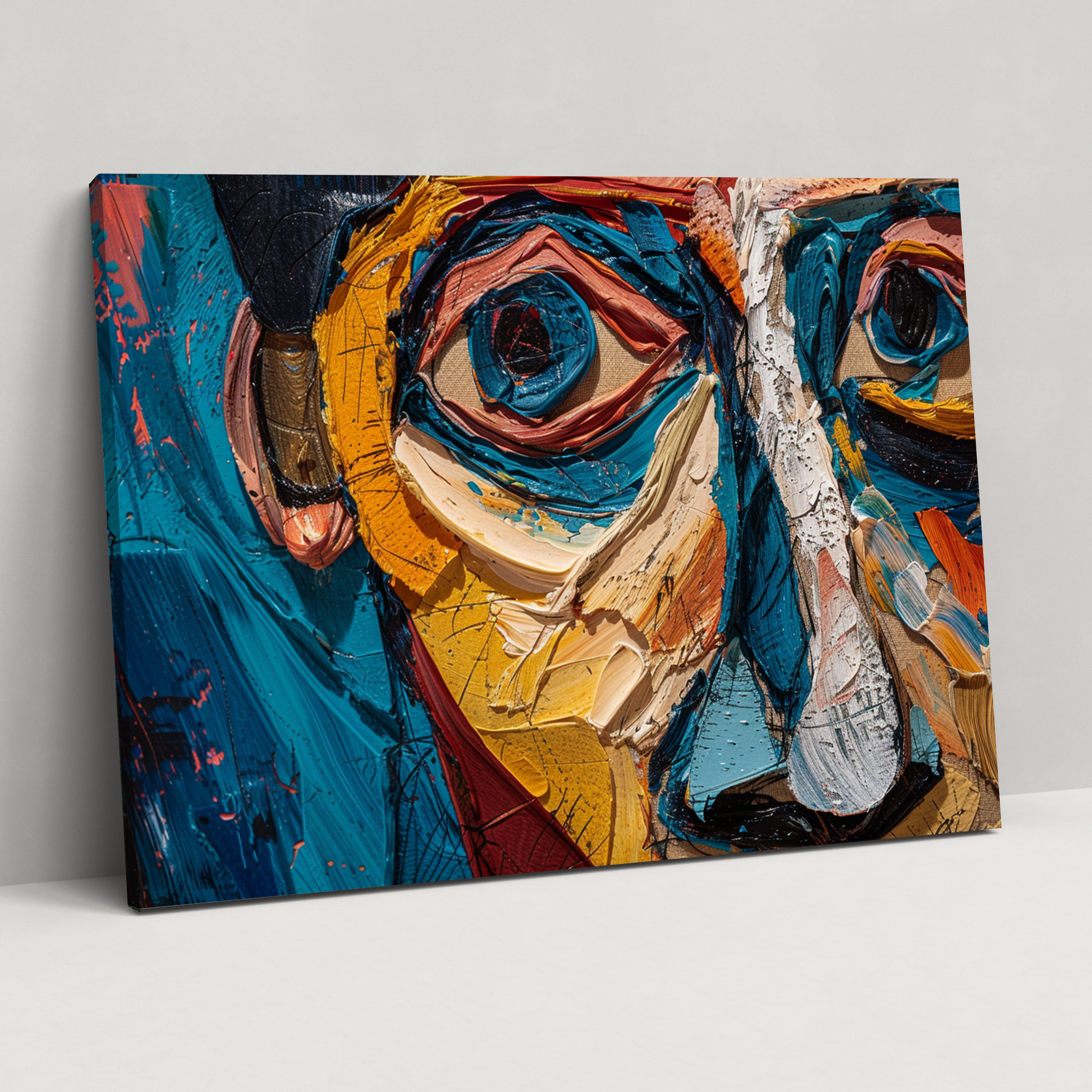 Modern Picasso Duvar Sanatı - Pablo Picasso Ev Dekorasyonu Kanvas Tablo Dokulu Sanat