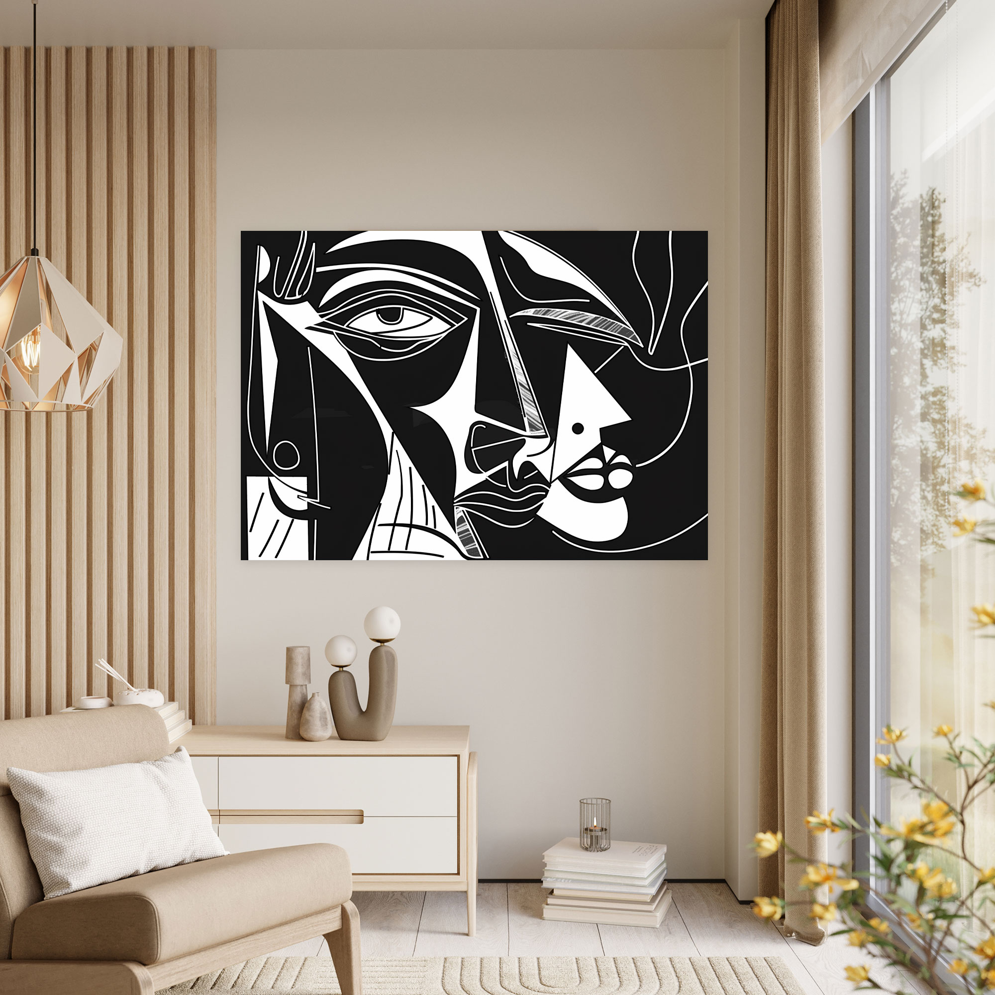 Minimalist Picasso Canvas Print - Pablo Picasso, Minimalist Art, Pablo Picasso, Wall Decoration