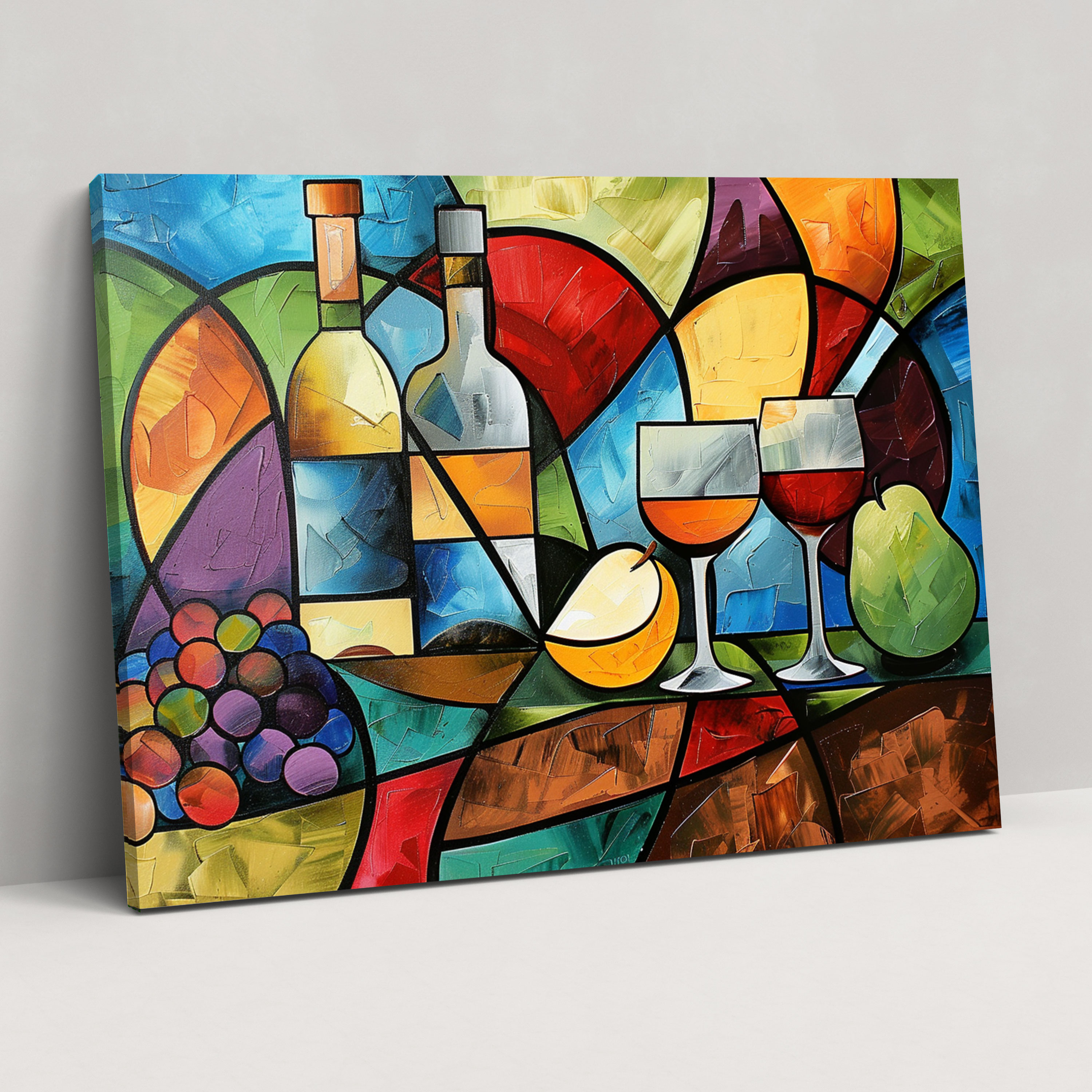 Pablo Picasso Cubist Still Life Canvas Print - Pablo Picasso, Pablo Picasso, Canvas Wall Art, Canvas