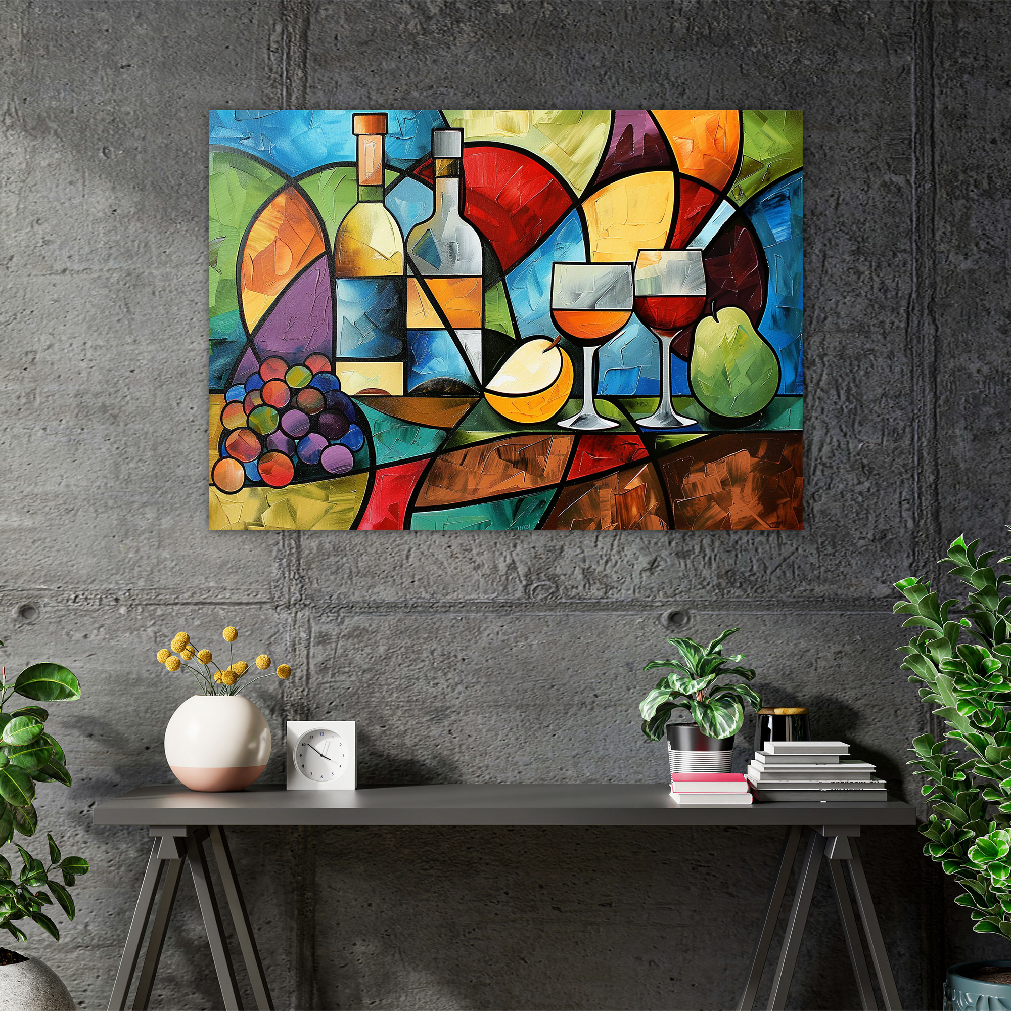 Pablo Picasso Cubist Still Life Canvas Print - Pablo Picasso, Pablo Picasso, Canvas Wall Art, Canvas